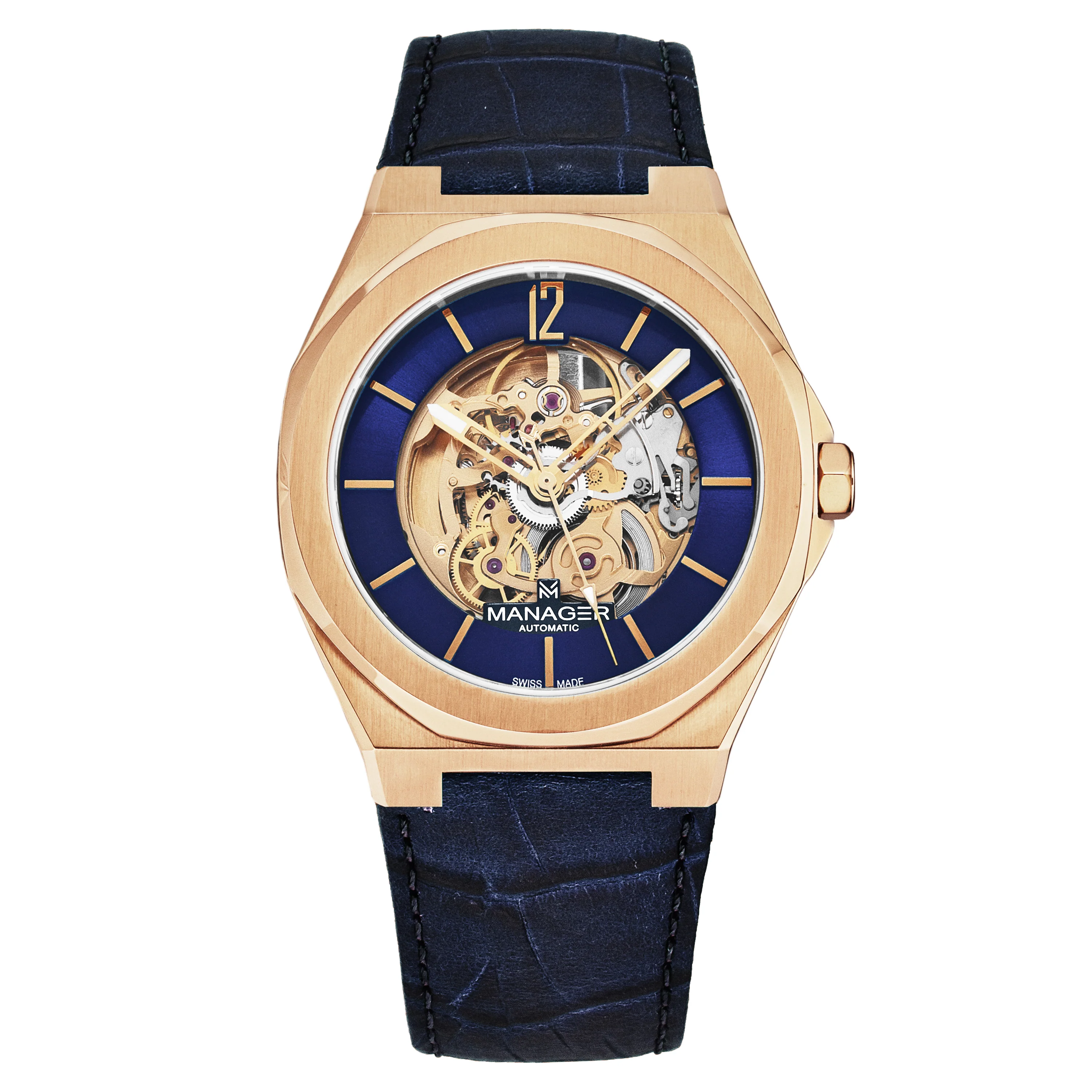 Open mind MAN-RO-08-RL / Blue | Blue Dial