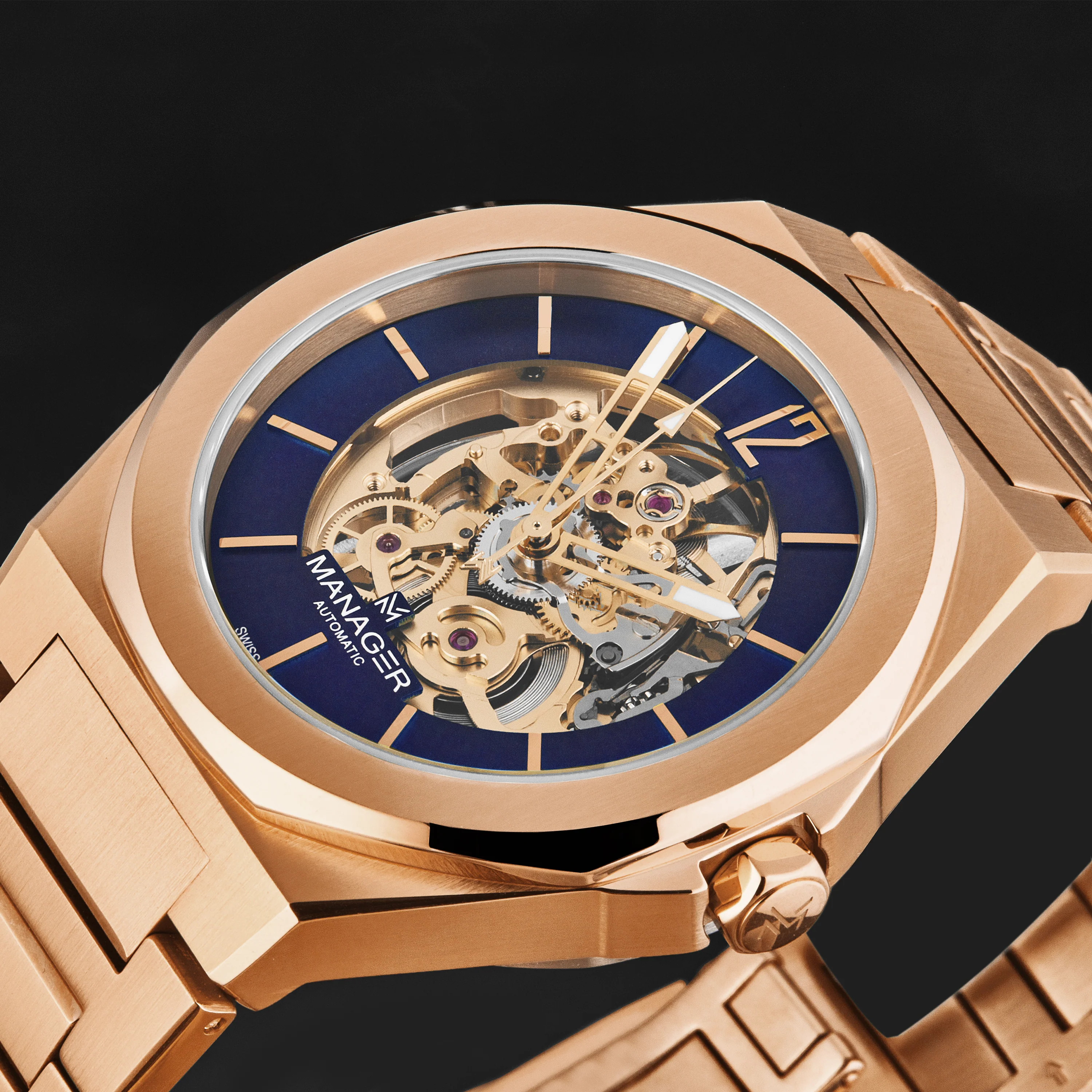 Open mind MAN-RO-08-RM / Blue / Steel | Blue Dial - Image 2