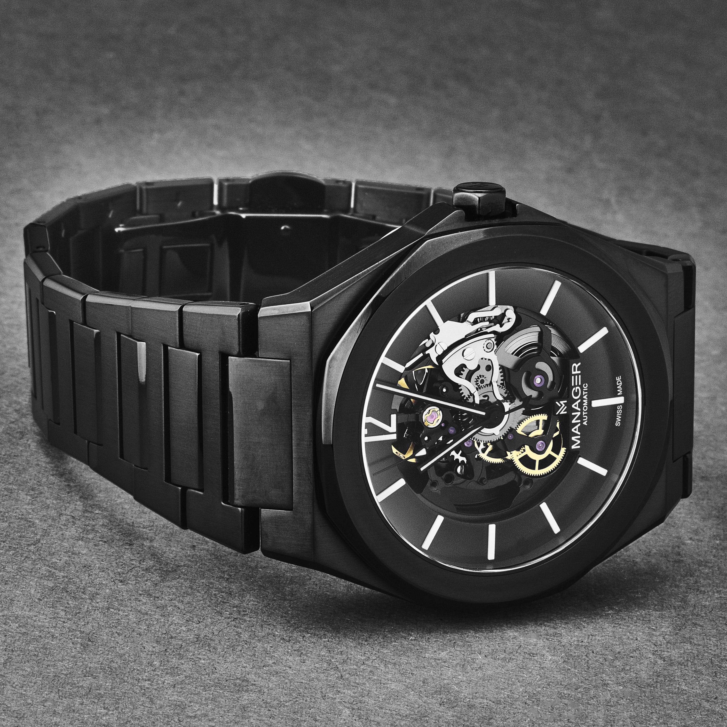 Open mind MAN-RO-09-NM / Black | Black Dial - Image 2