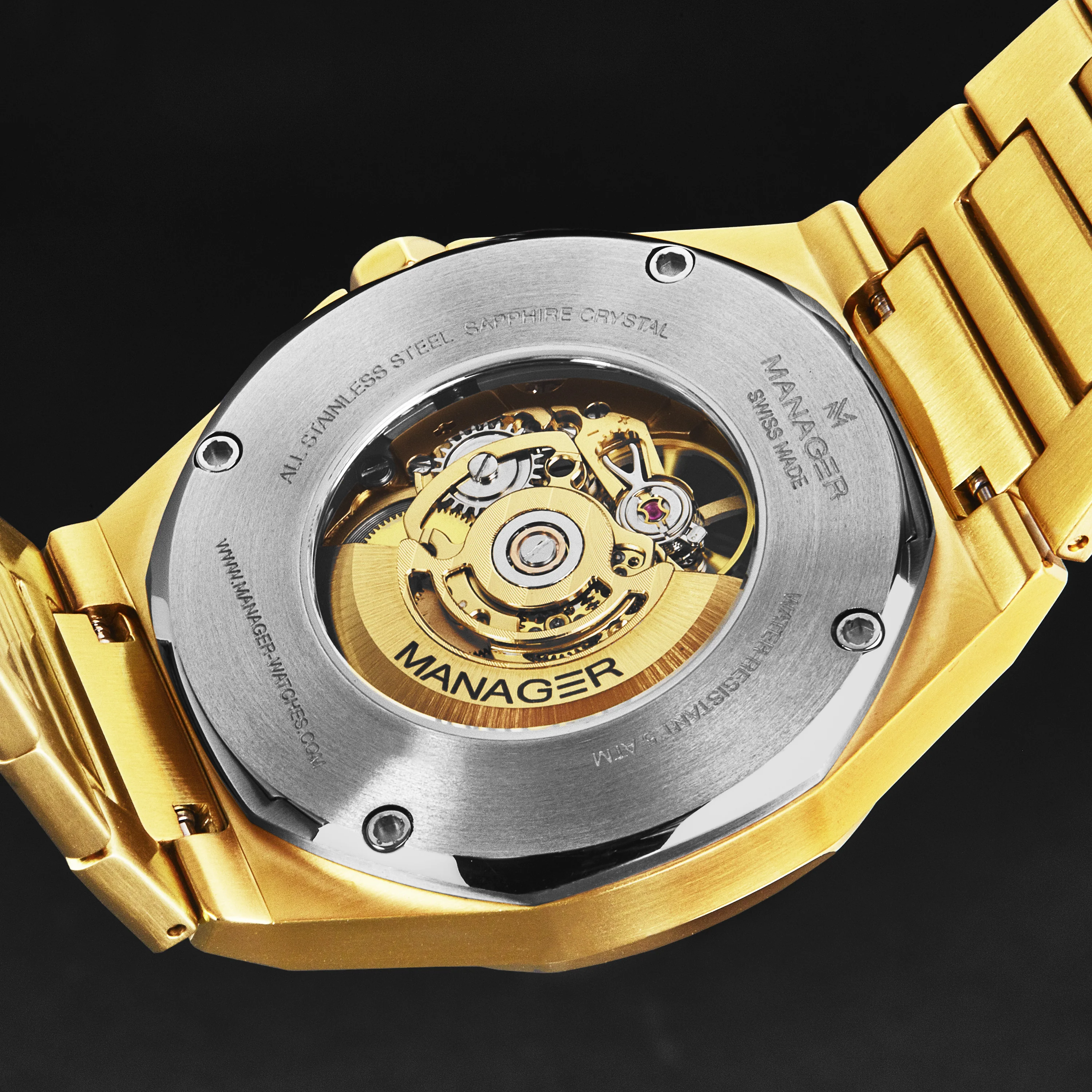 Open mind MAN-RO-12-GM / Green / Stainless-Steel | Green Dial - Image 4