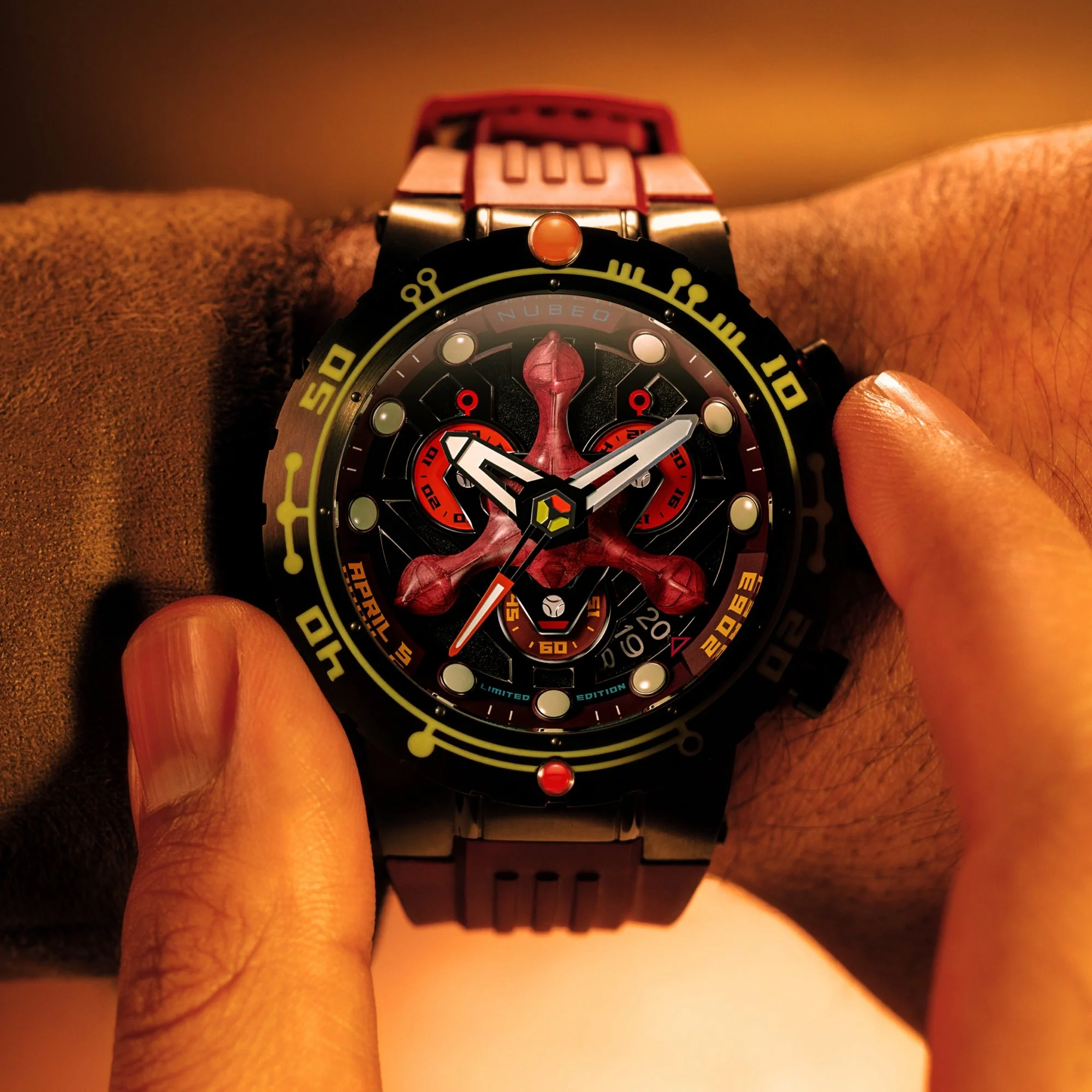 Opportunity Chronograph Star Trek First Contact Day Limited Edition Black / Rubber | Black Dial - Image 2