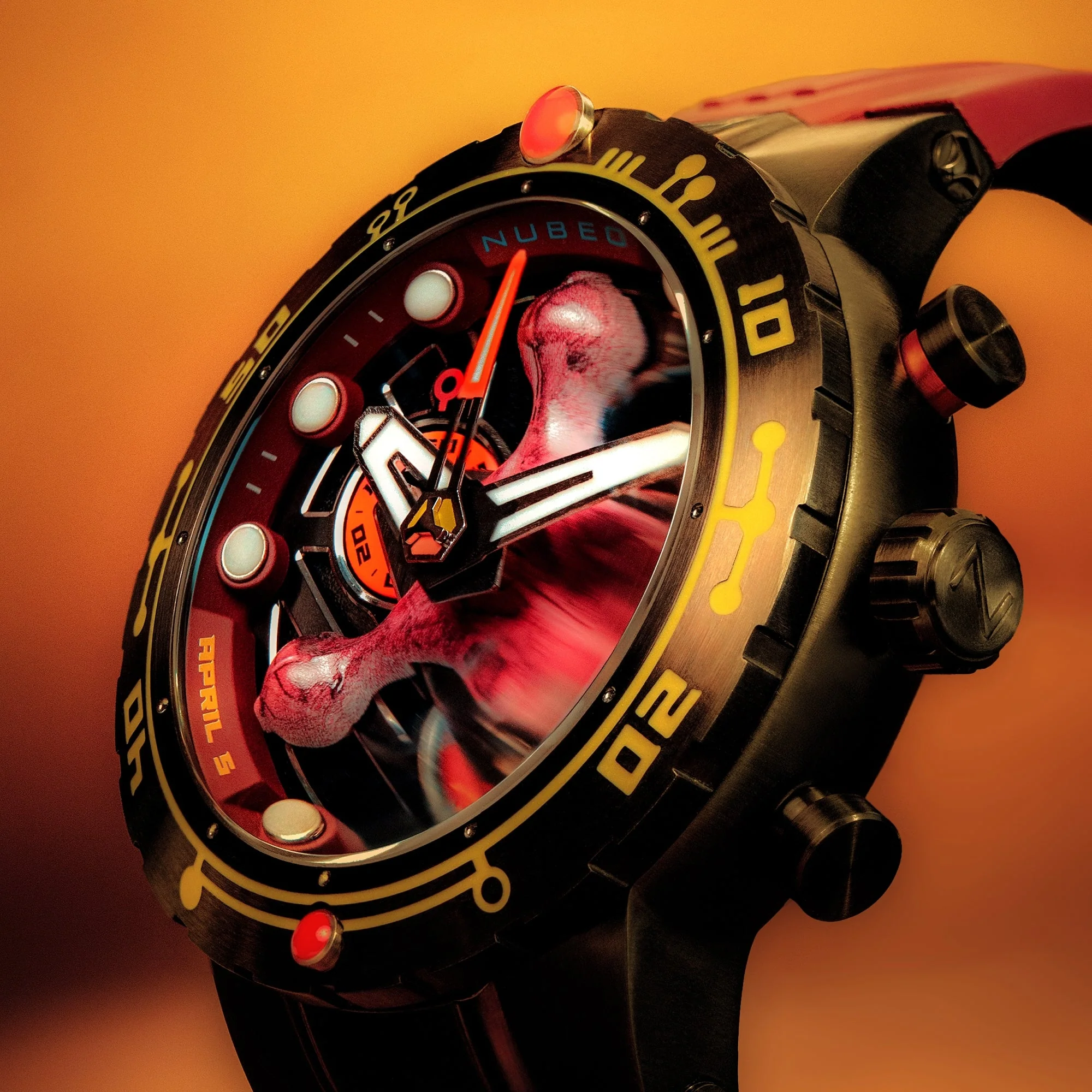 Opportunity Chronograph Star Trek First Contact Day Limited Edition Black / Rubber | Black Dial - Image 3