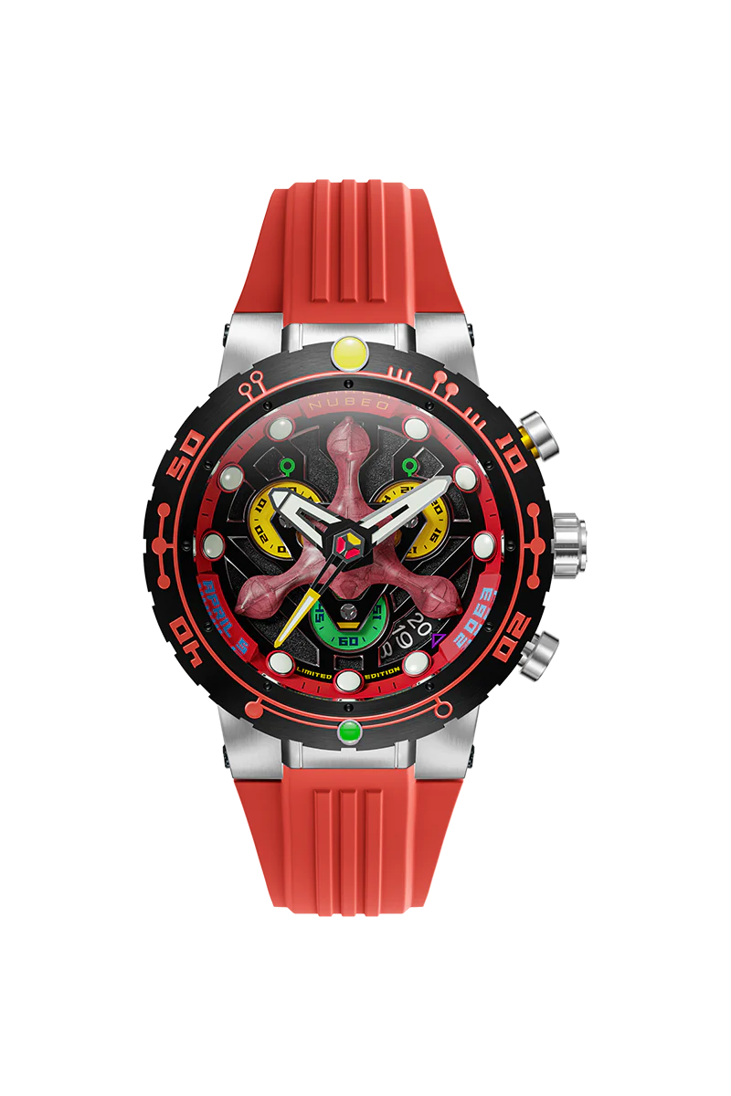 Opportunity Chronograph Star Trek First Contact Day Limited Edition Black / Rubber Black Dial