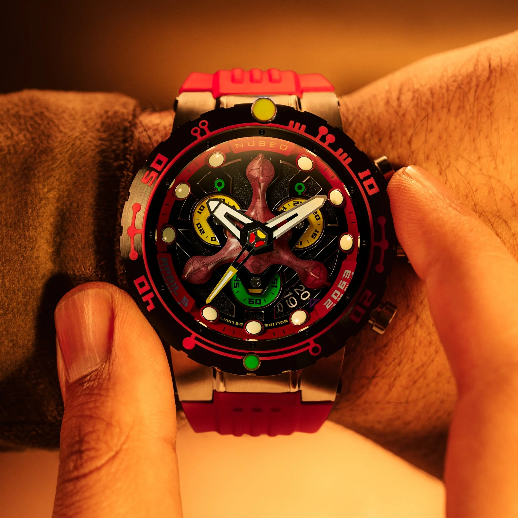 Opportunity Chronograph Star Trek First Contact Day Limited Edition Black / Rubber Black Dial - Image 2