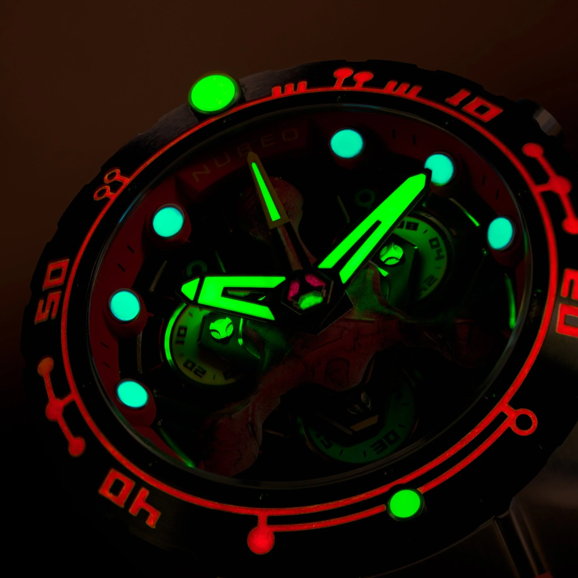 Opportunity Chronograph Star Trek First Contact Day Limited Edition Black / Rubber Black Dial - Image 4