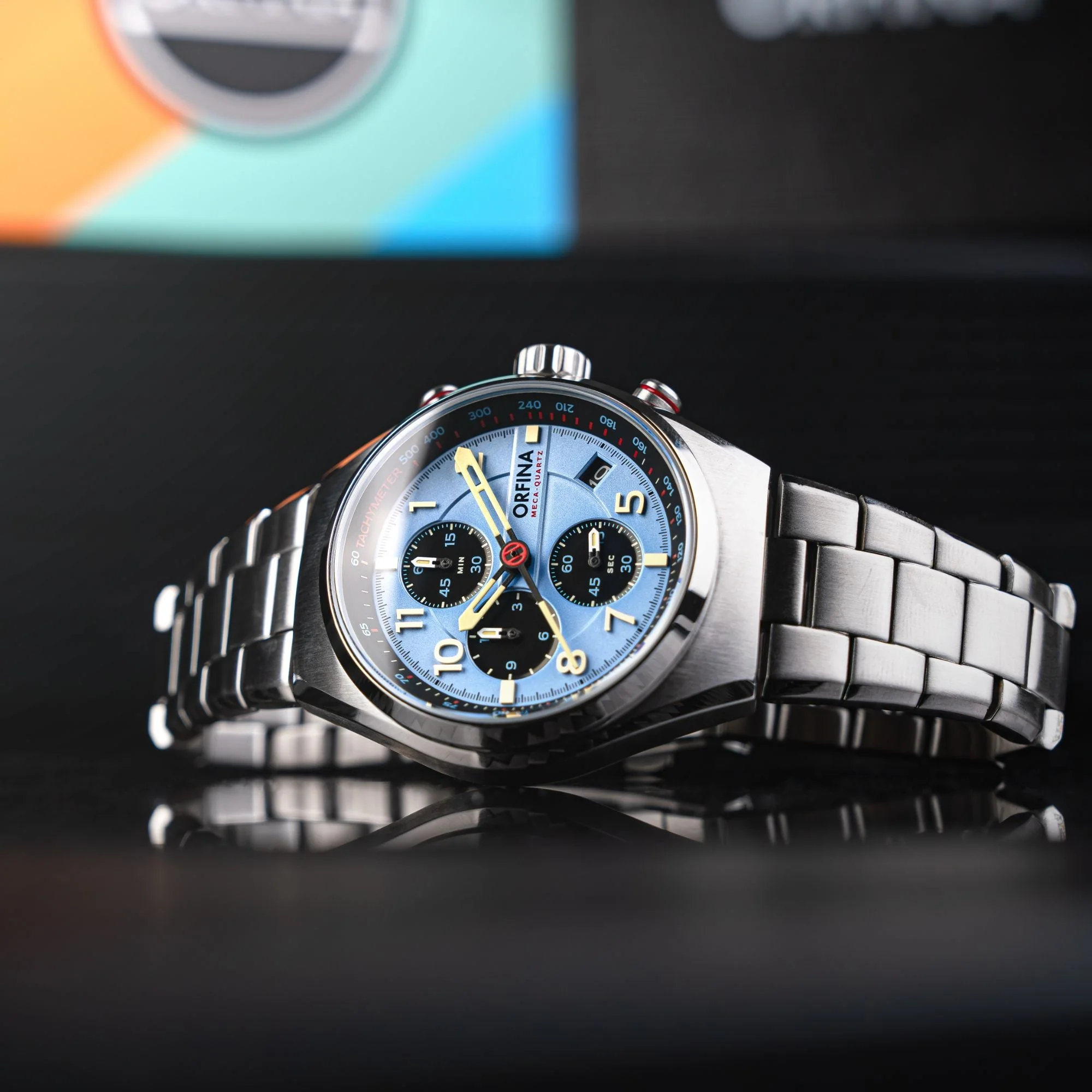 ORFINA ZERO-TWO CHRONOGRAPH Blue | Blue Dial - Image 3