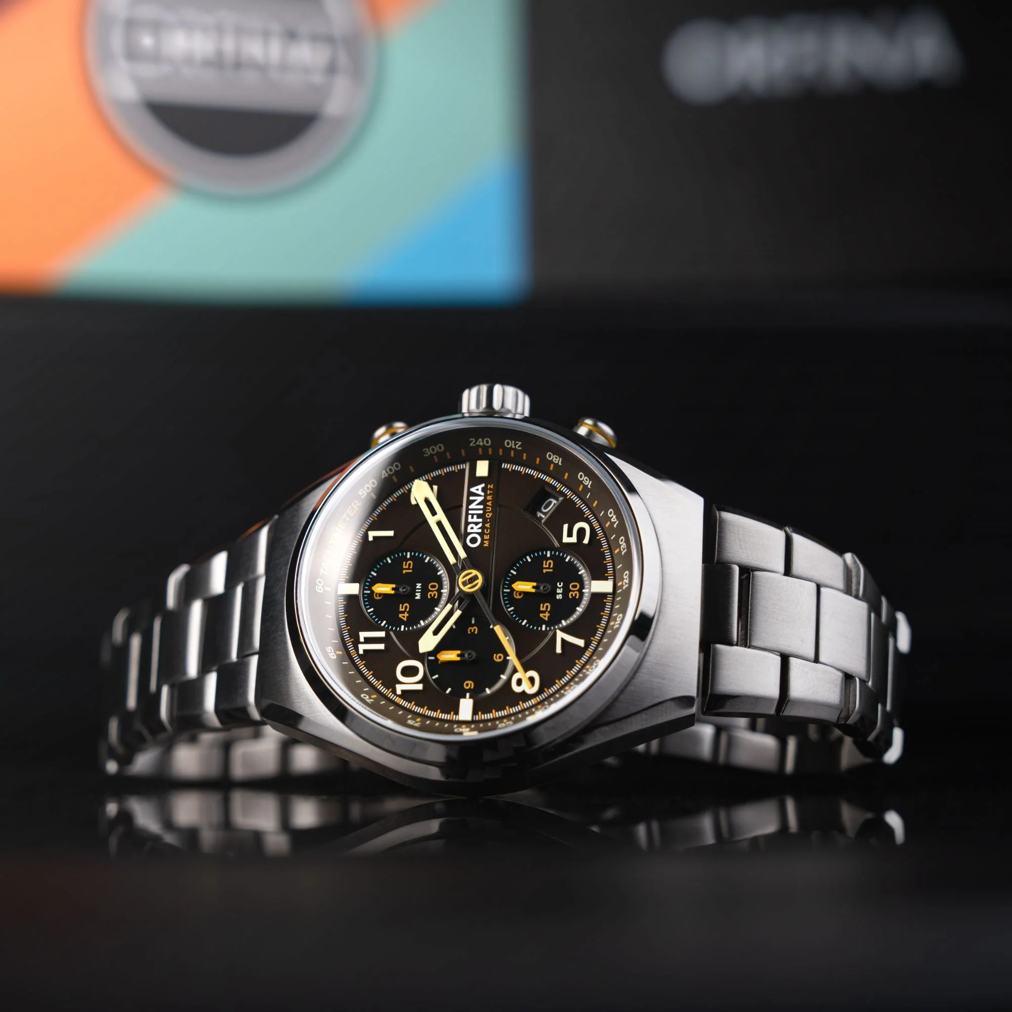 ORFINA ZERO-TWO CHRONOGRAPH Green | Green Dial - Image 3