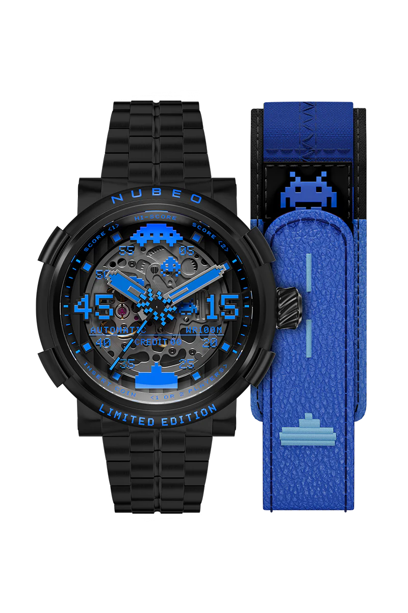 Orion Automatic Space Invaders Limited Edition Black / Stainless Steel | Black Dial