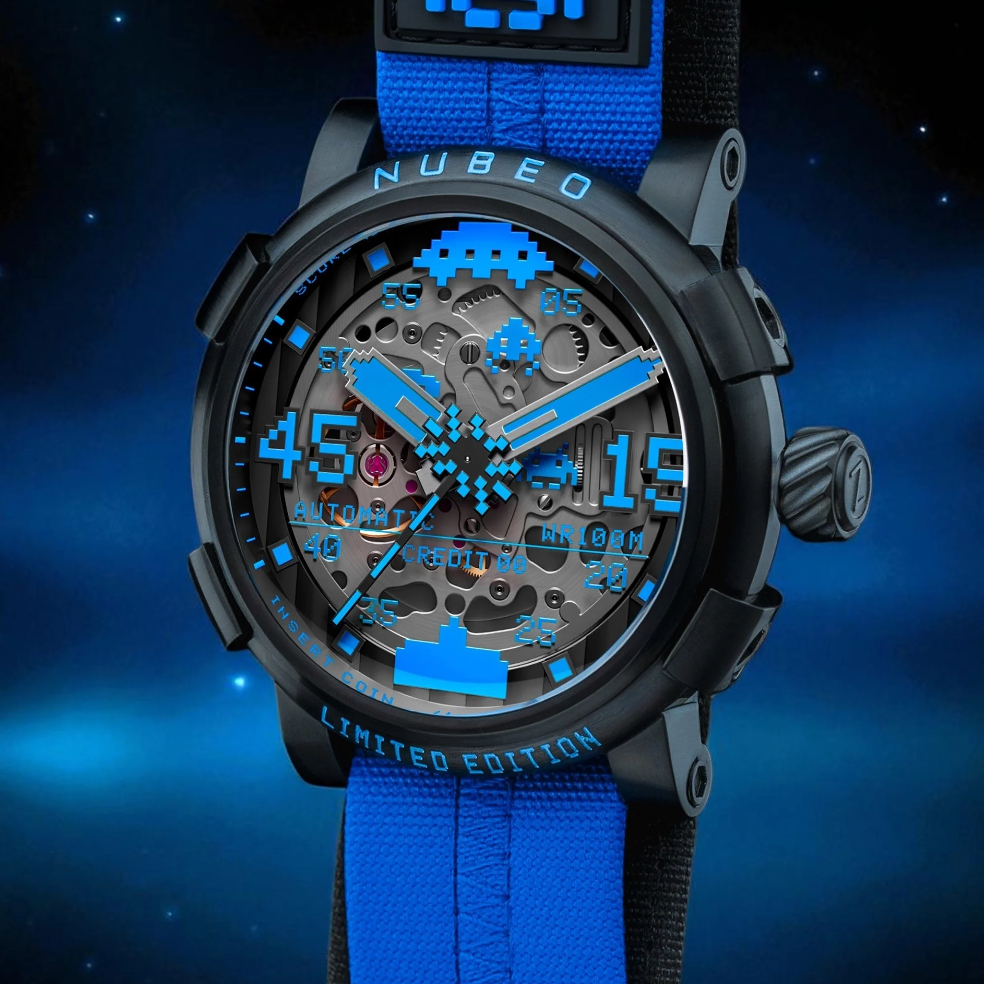Orion Automatic Space Invaders Limited Edition Black / Stainless Steel | Black Dial - Image 2