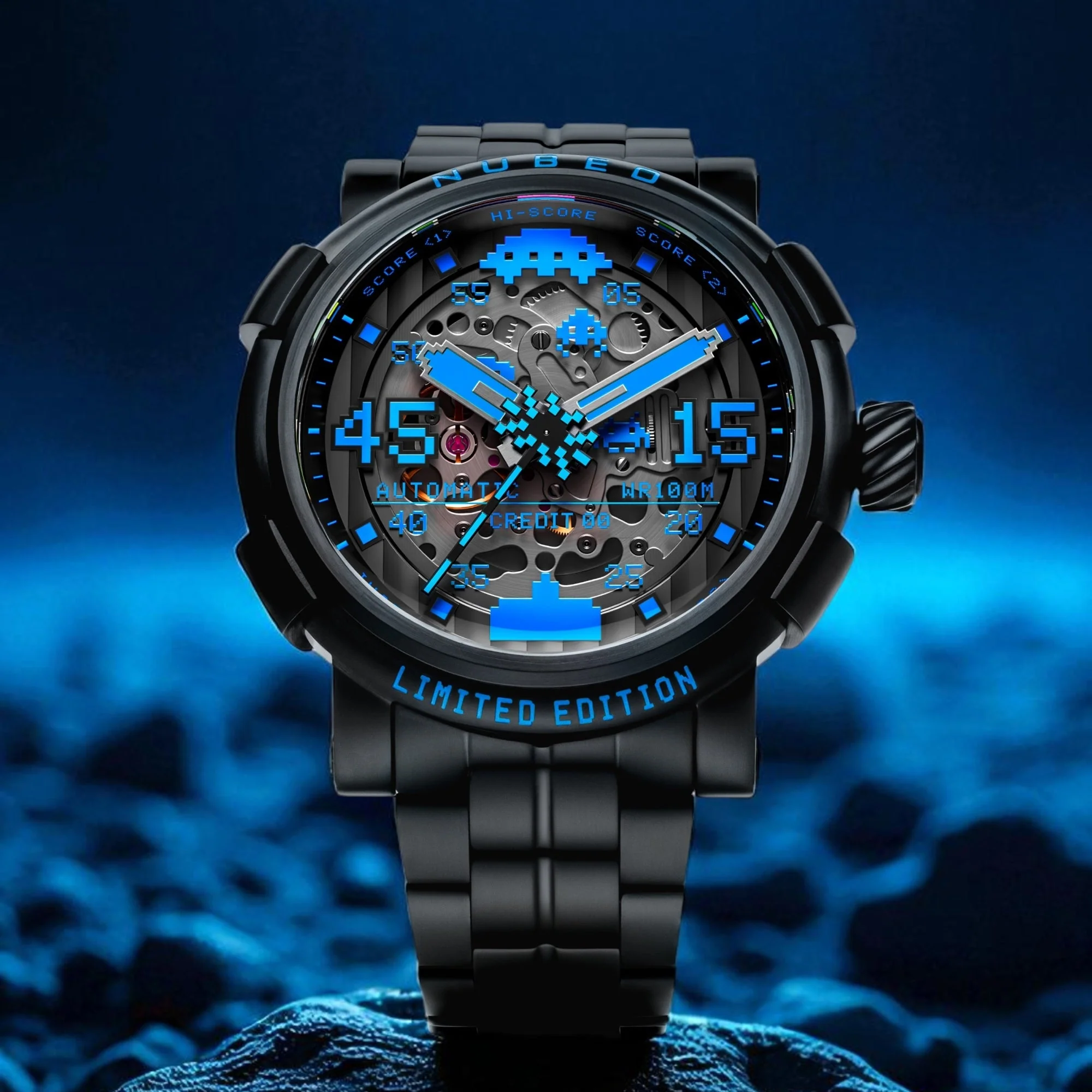 Orion Automatic Space Invaders Limited Edition Black / Stainless Steel | Black Dial - Image 3