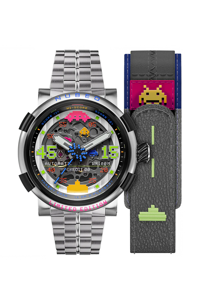 Orion Automatic Space Invaders Limited Edition Silver / Stainless Steel | Silver Dial