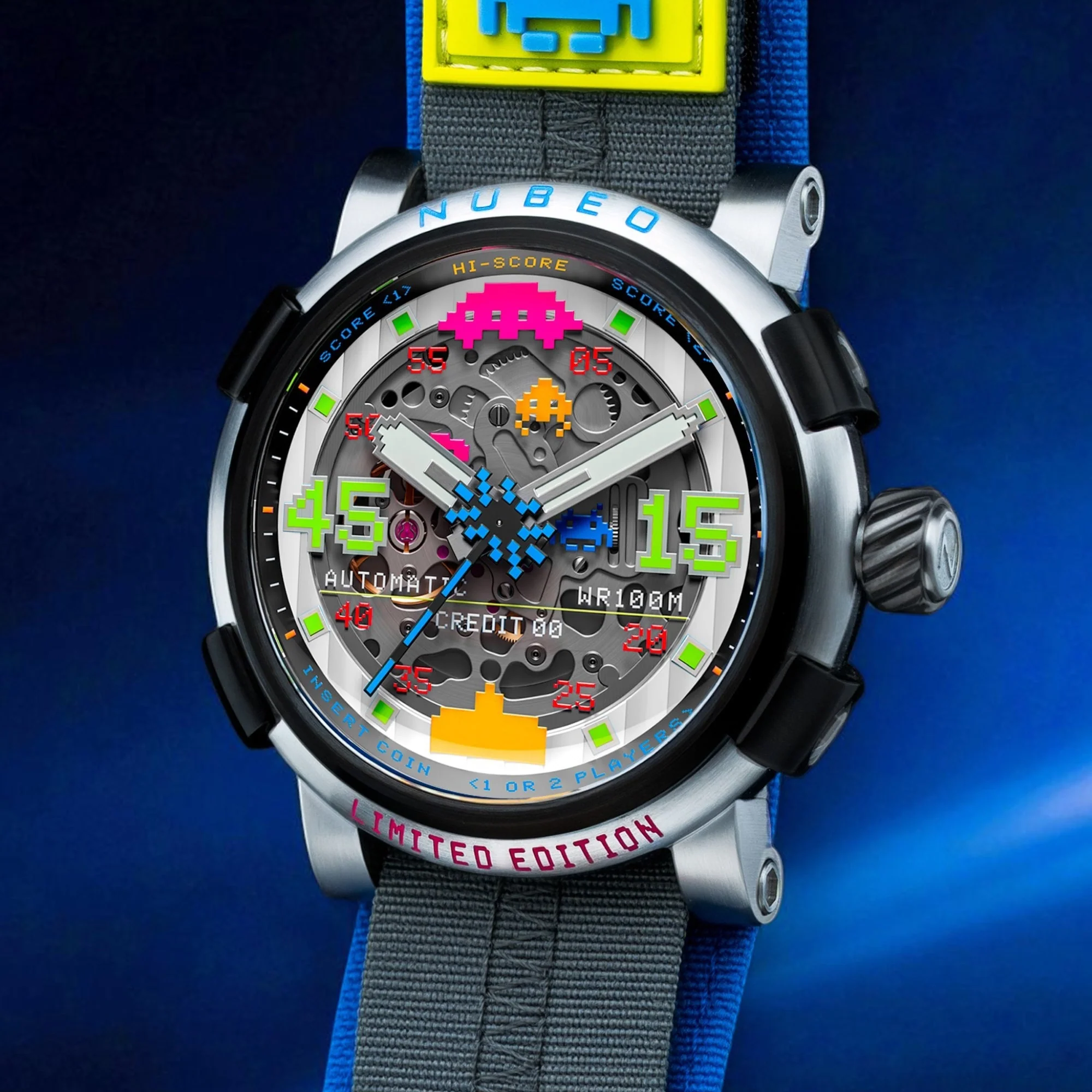 Orion Automatic Space Invaders Limited Edition Silver / Stainless Steel | Silver Dial - Image 2