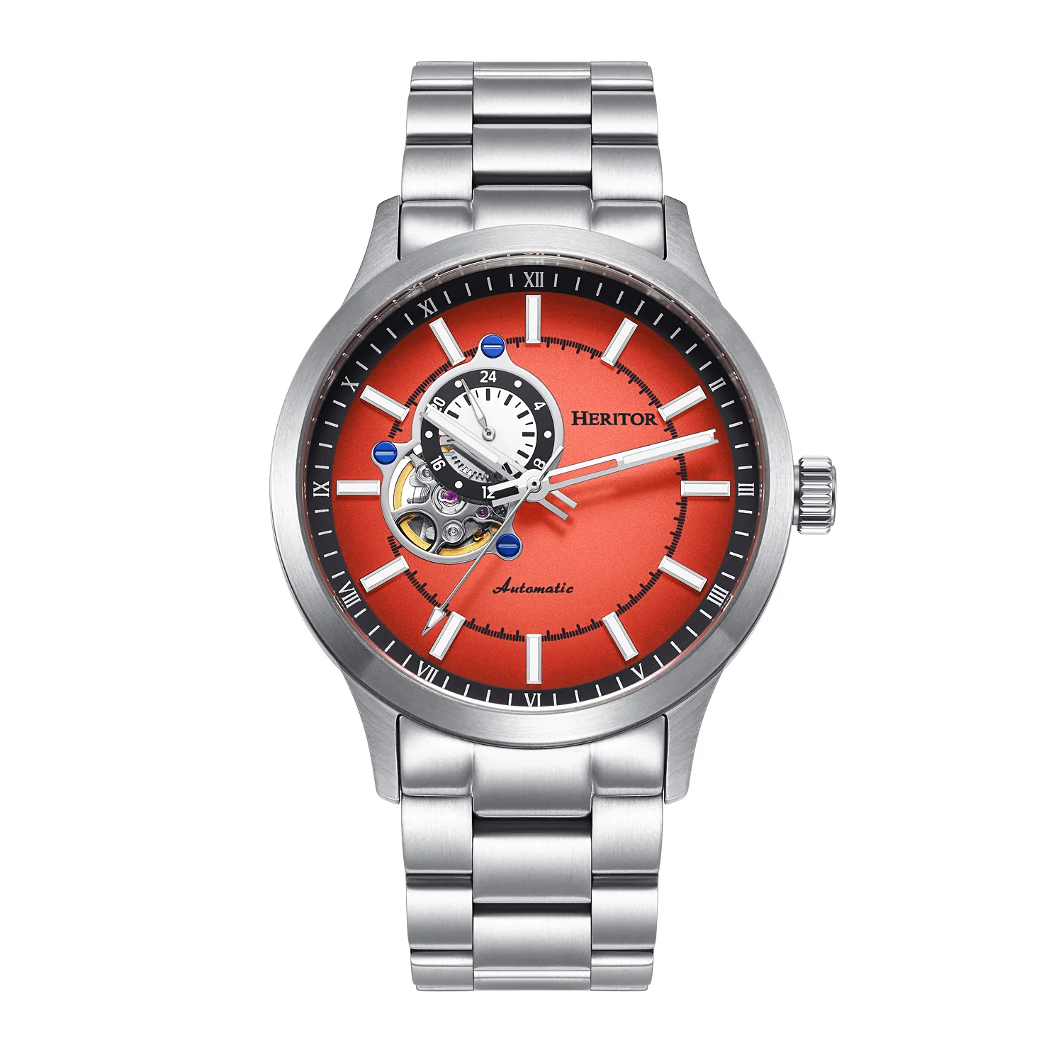 Oscar Orange / Silver Orange Dial