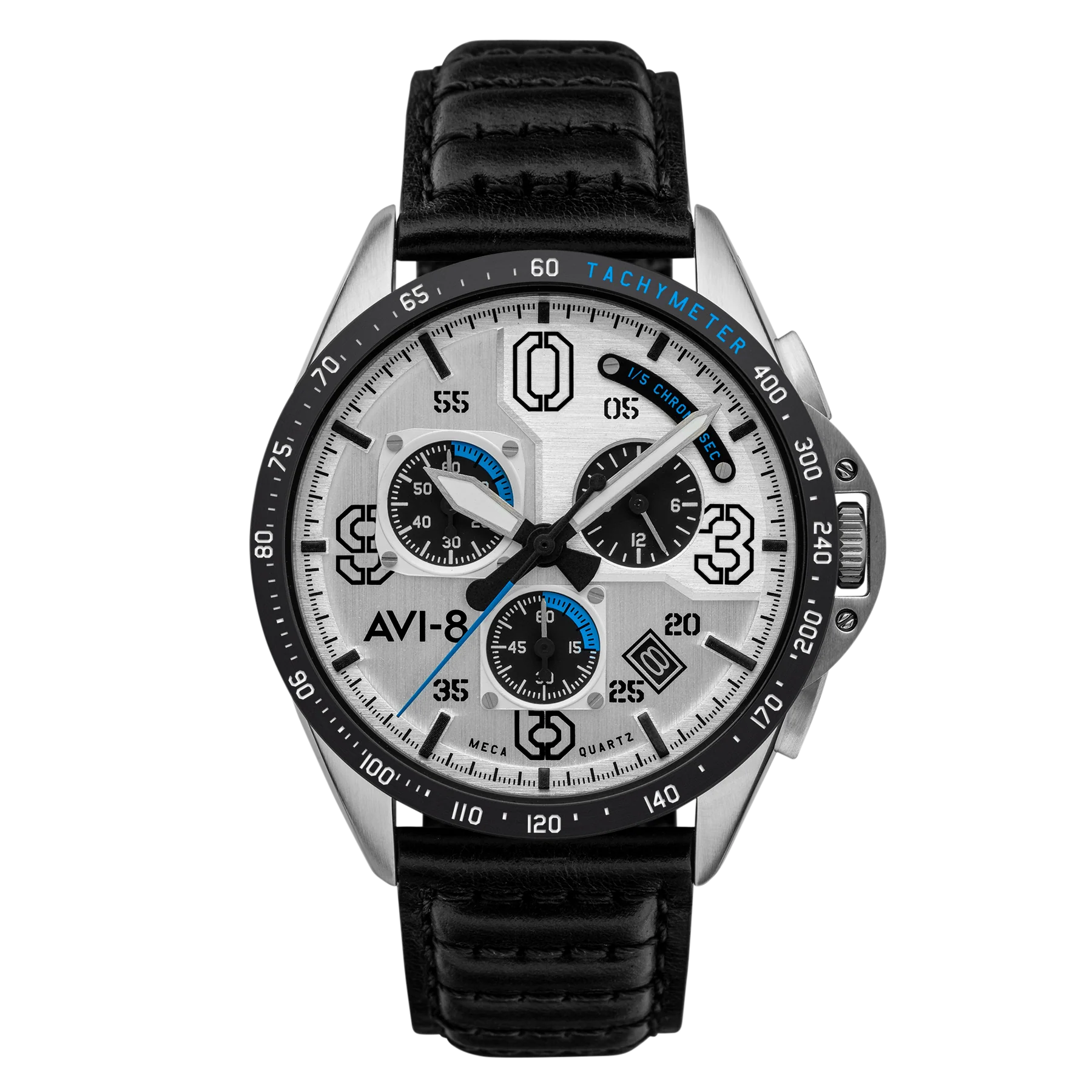 P-51 Mustang Blakeslee Chronograph White Dial / Leather | White Dial - Image 26