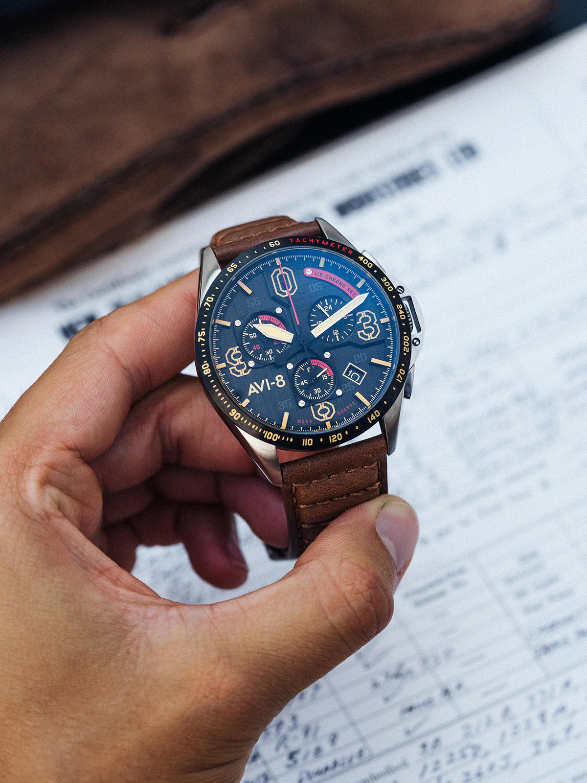 P-51 Mustang Blakeslee Chronograph | Black Dial - Image 13