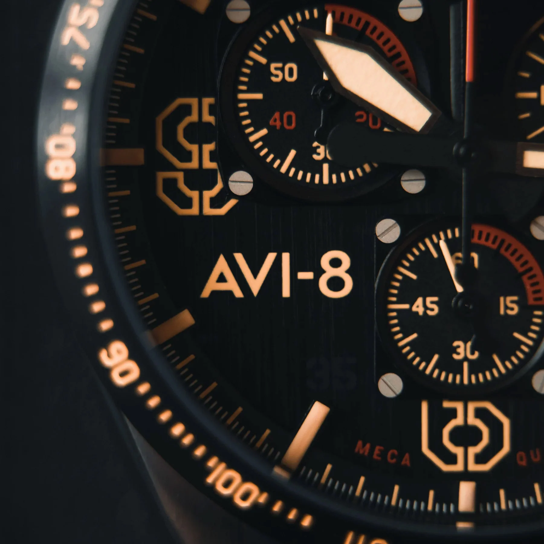 P-51 Mustang Blakeslee Chronograph | Black Dial - Image 21