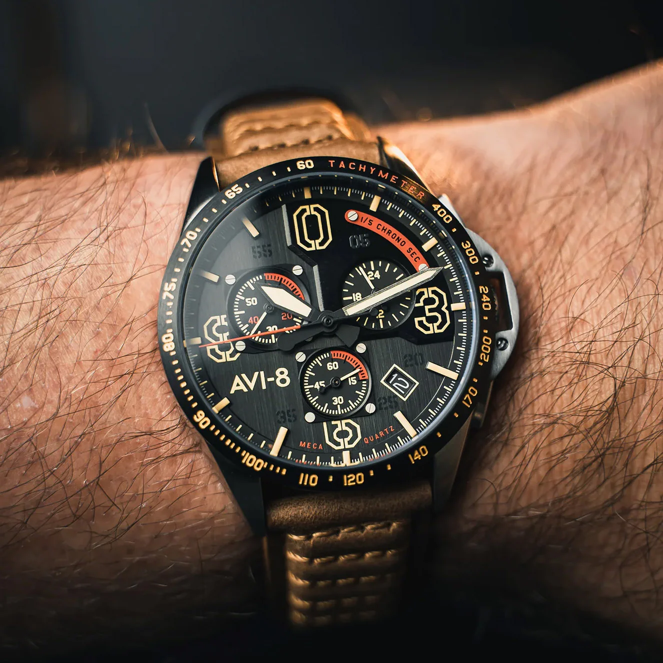 P-51 Mustang Blakeslee Chronograph | Black Dial - Image 29