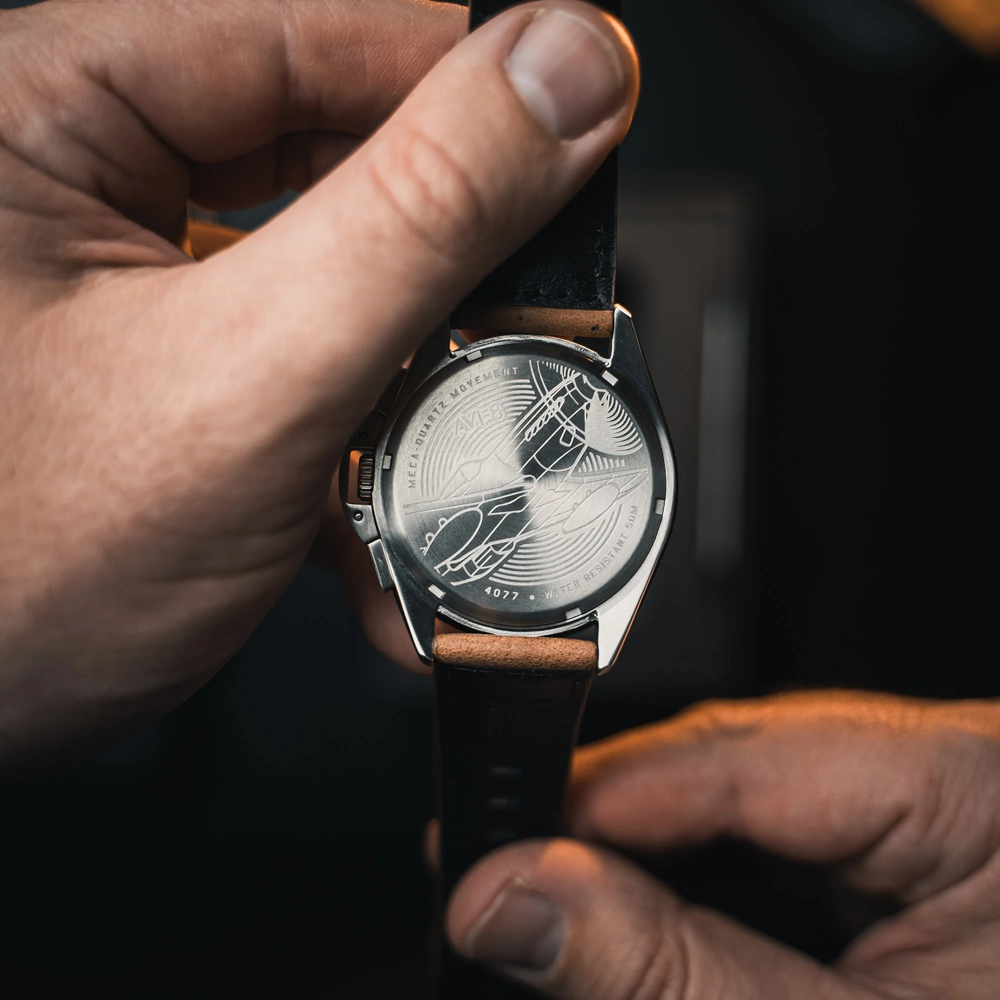 P-51 Mustang Blakeslee Chronograph | Black Dial - Image 7