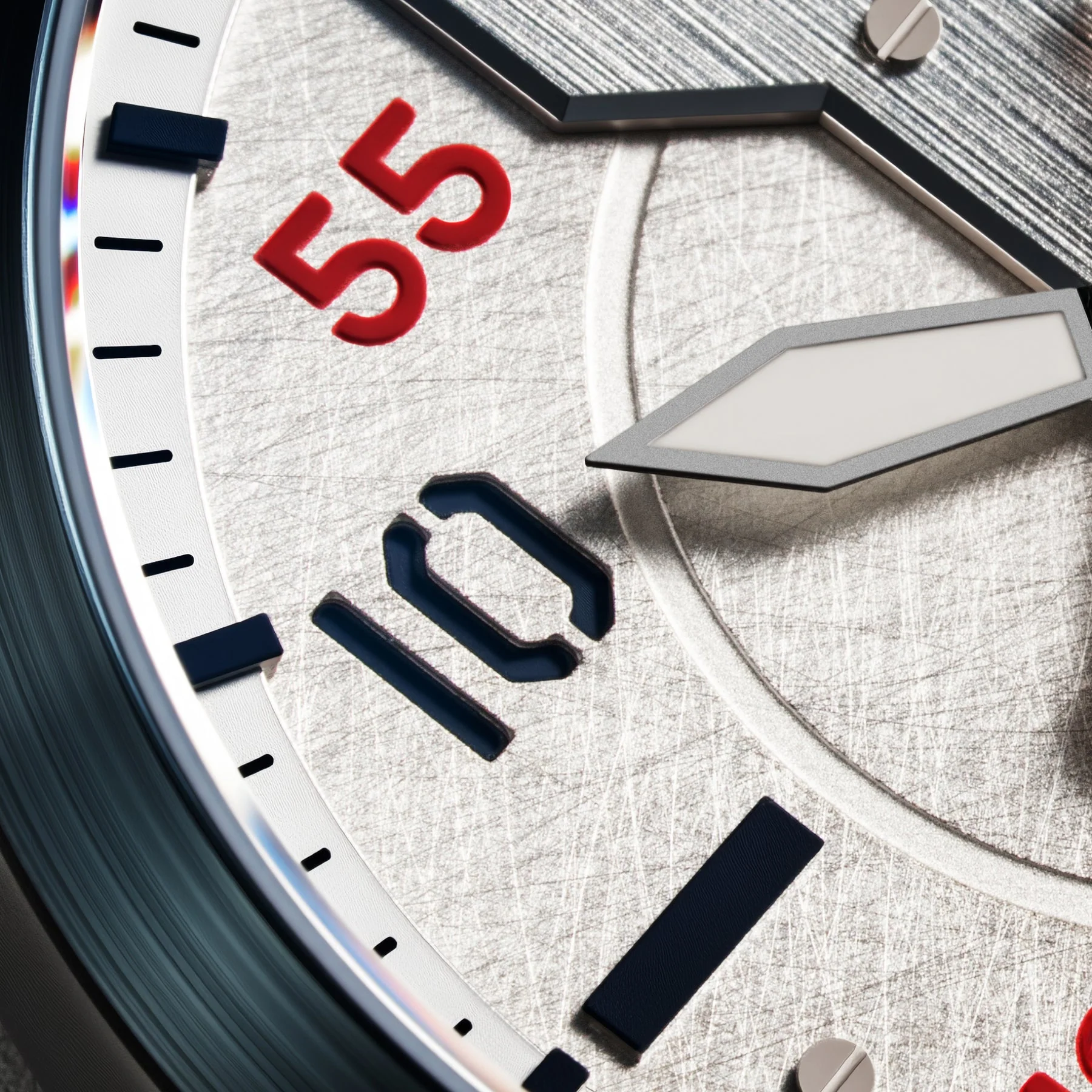 P-51 Mustang Hitchcock Automatic 85th Anniversary Limited Edition Blue / Genuine Leather Strap | Silver Dial - Image 4