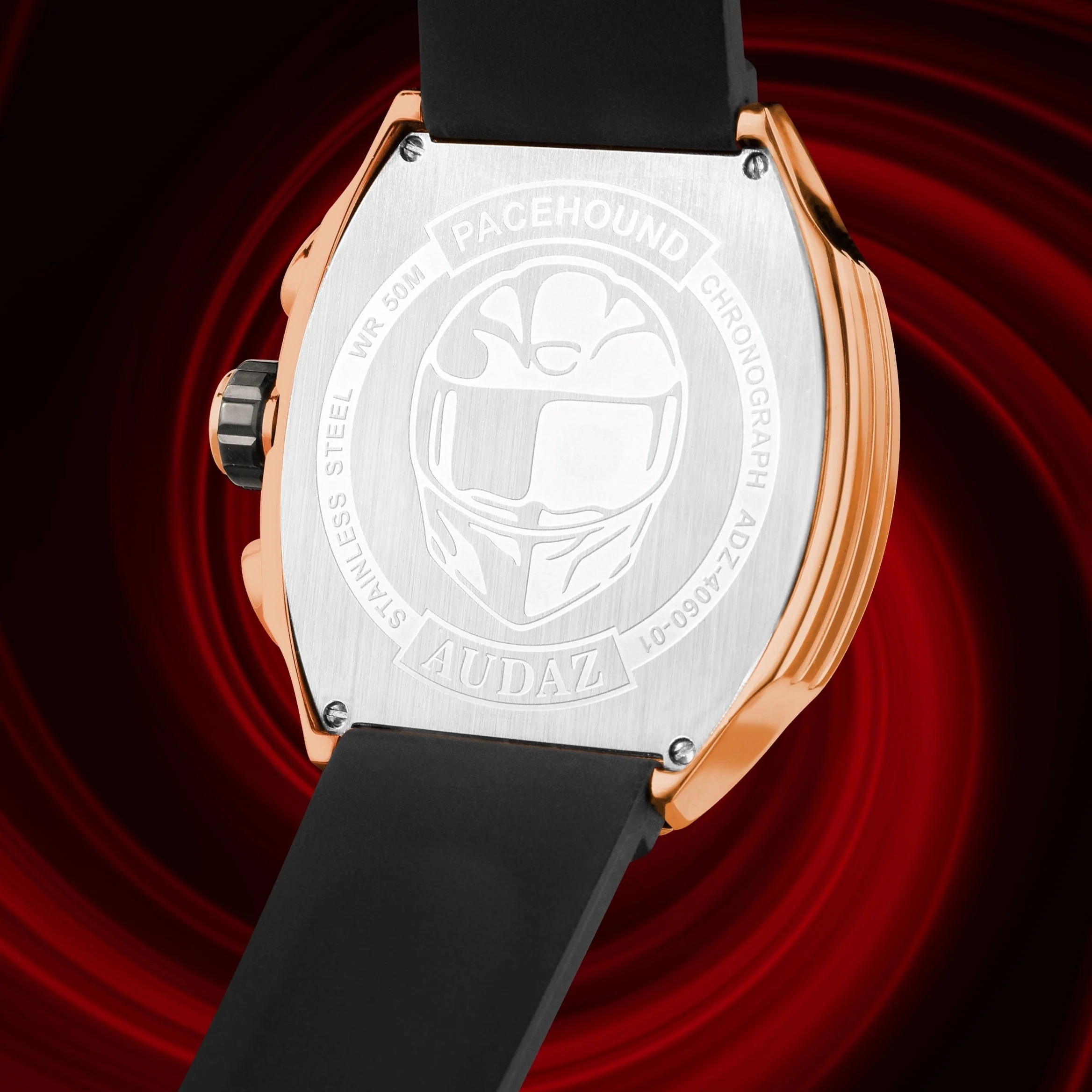 PACEHOUND CHRONO Black / Rose Gold | Black Dial - Image 4