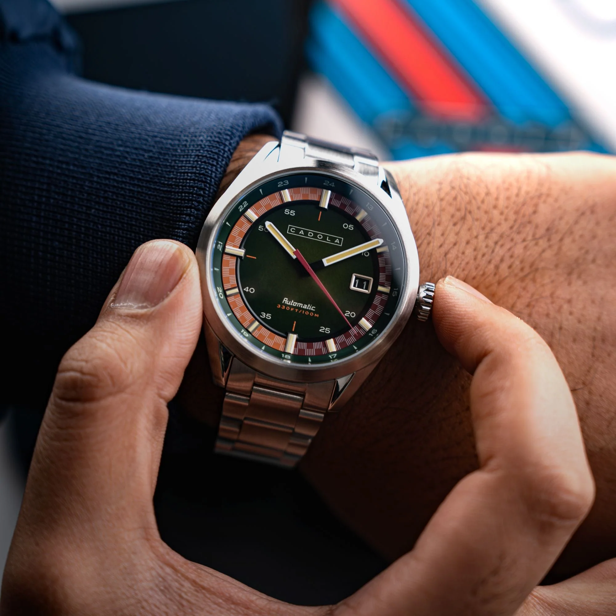 Paddock Automatic Green / Stainless Steel | Green Dial - Image 2