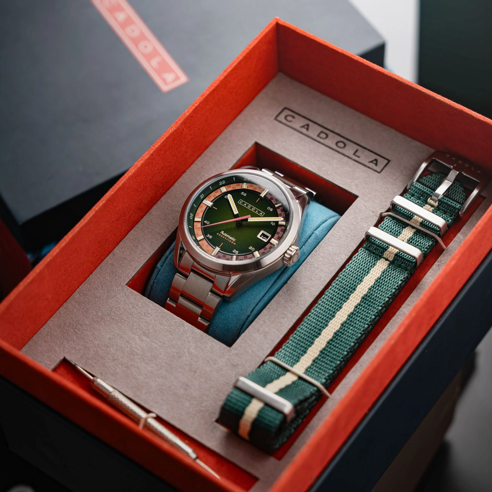 Paddock Automatic Green / Stainless Steel | Green Dial - Image 4