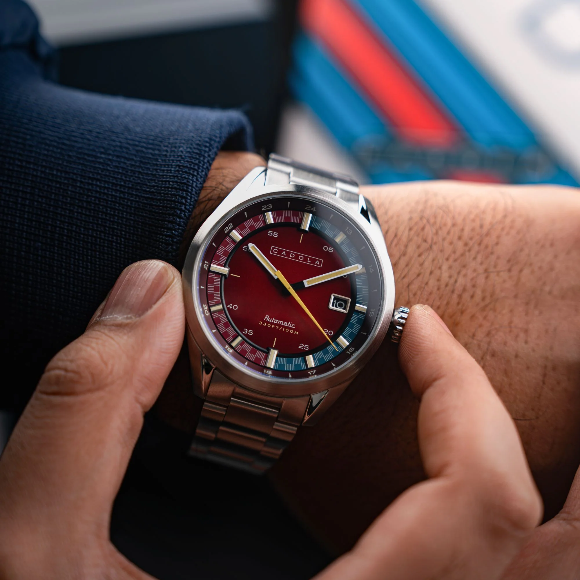 Paddock Automatic Red / Stainless Steel Red Dial - Image 2