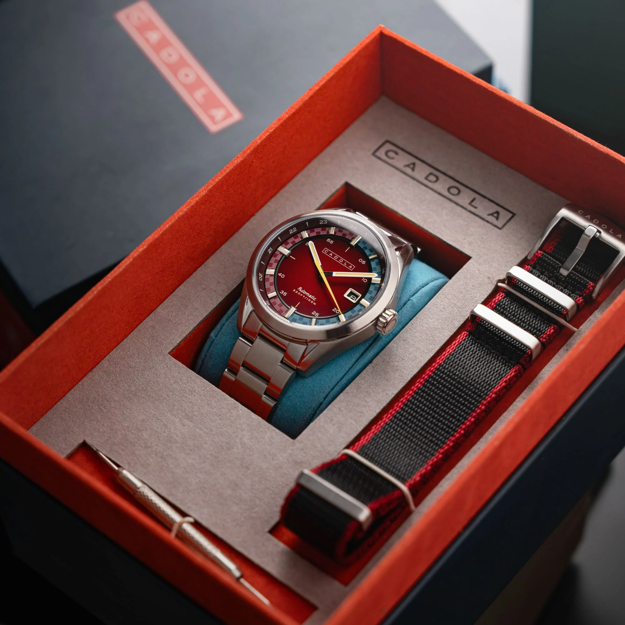 Paddock Automatic Red / Stainless Steel Red Dial - Image 4
