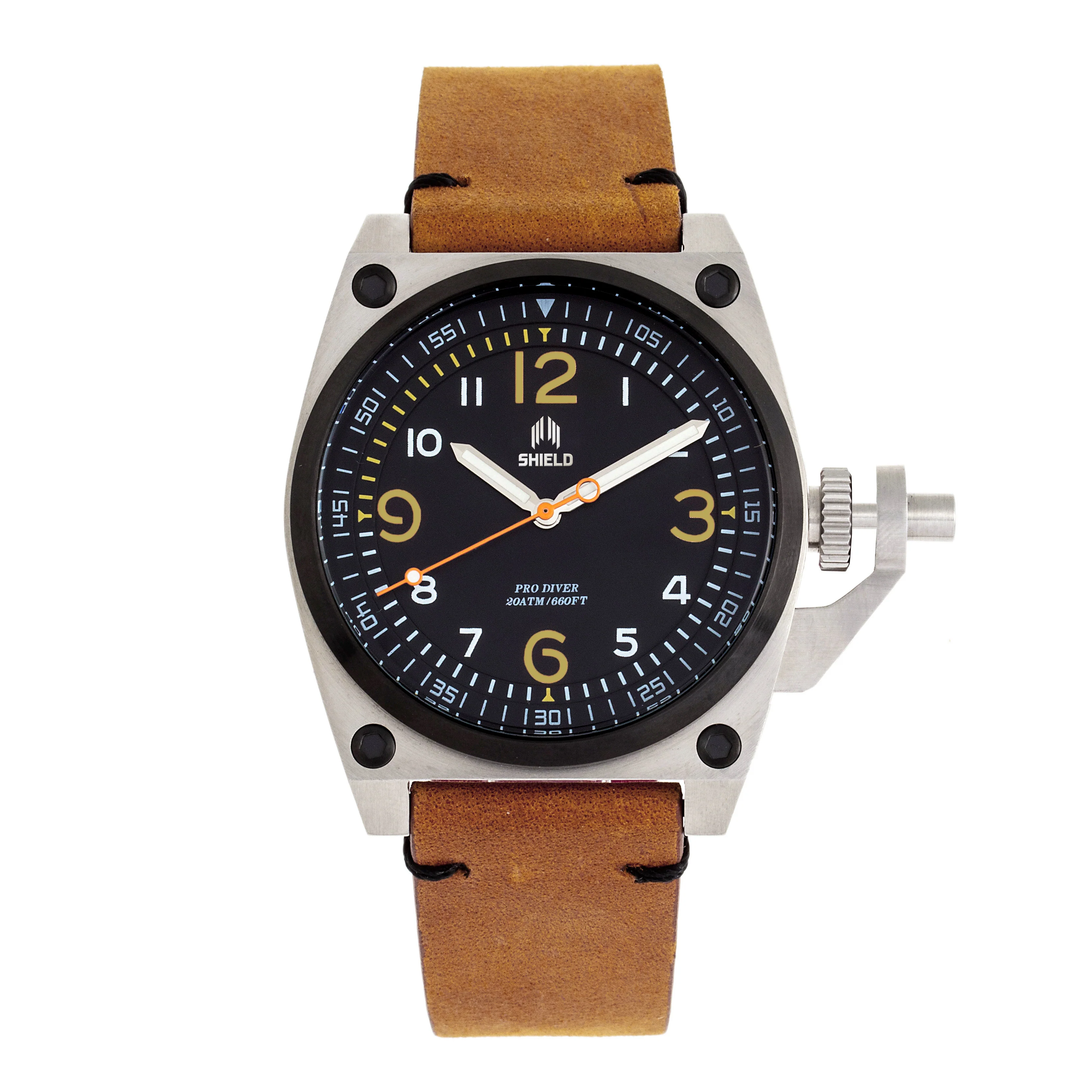Pascal Light Brown/Black | Black Dial