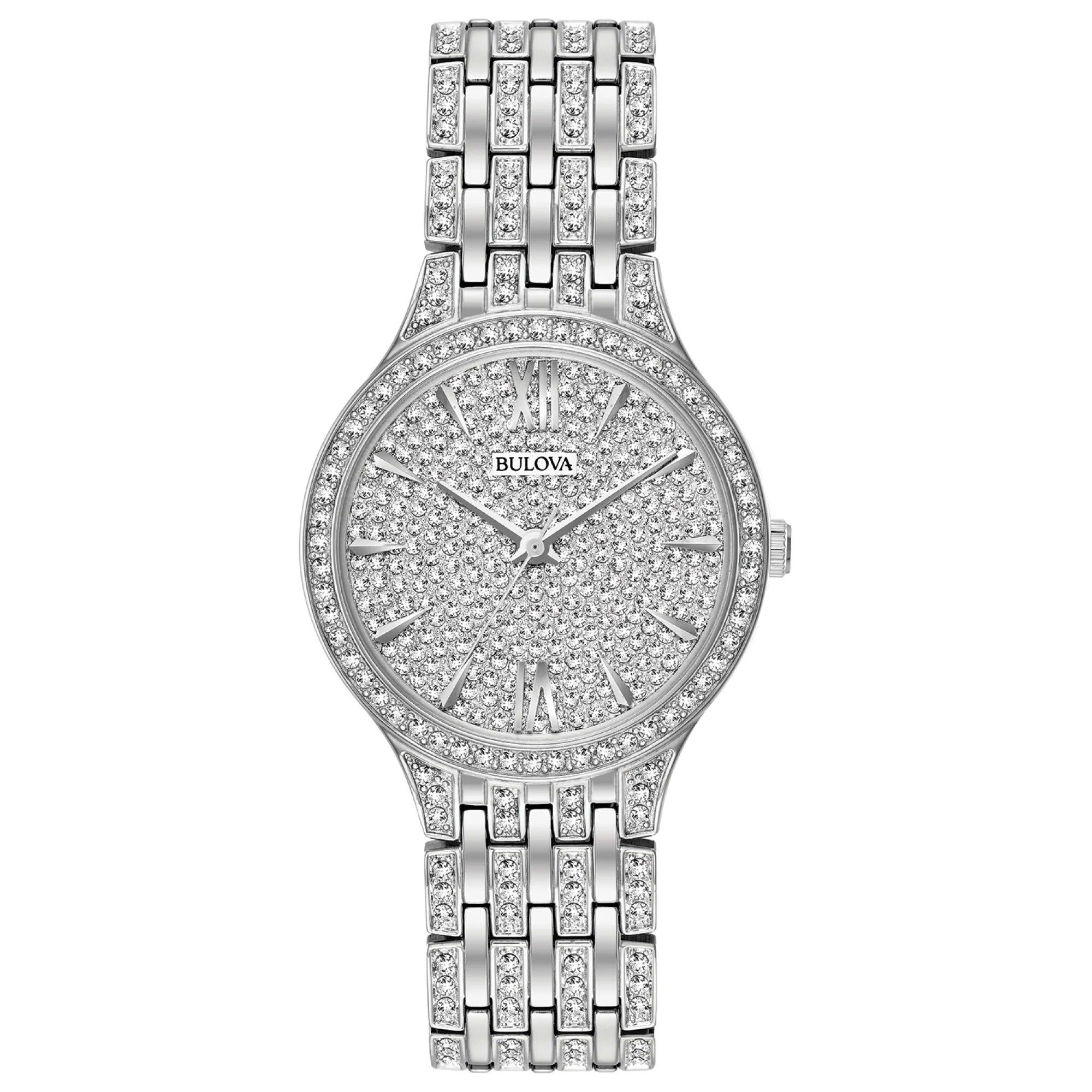 Phantom 32mm / Crystal Pave / Silver | Crystal Pave Dial