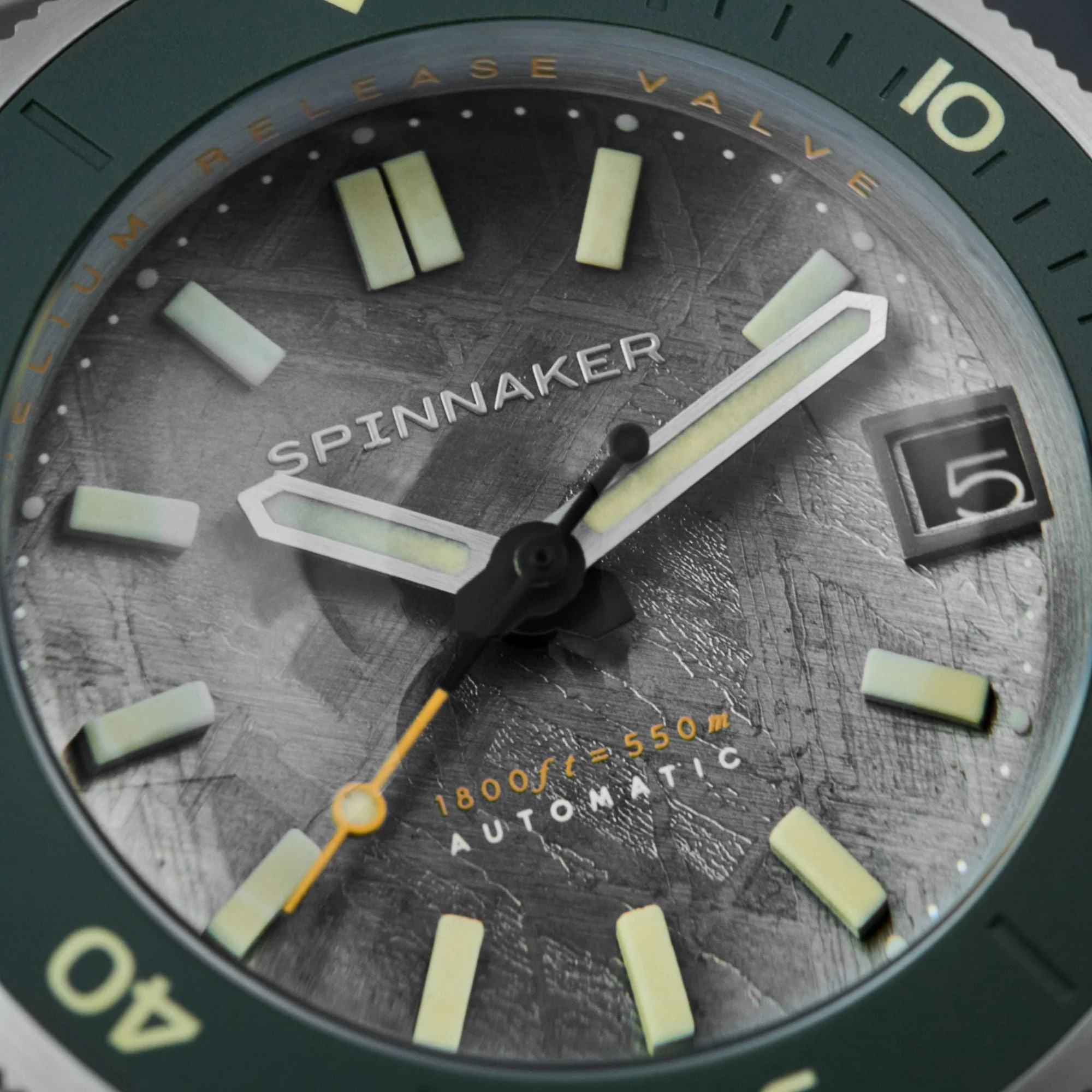 Piccard Automatic Meteorite Limited Edition Grey & Green / Stainless Steel | Grey Dial - Image 4