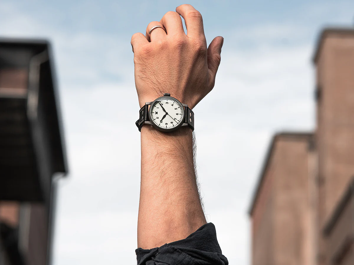 Pilot Watch ORIGINAL Venedig 42 | Black Dial - Image 7