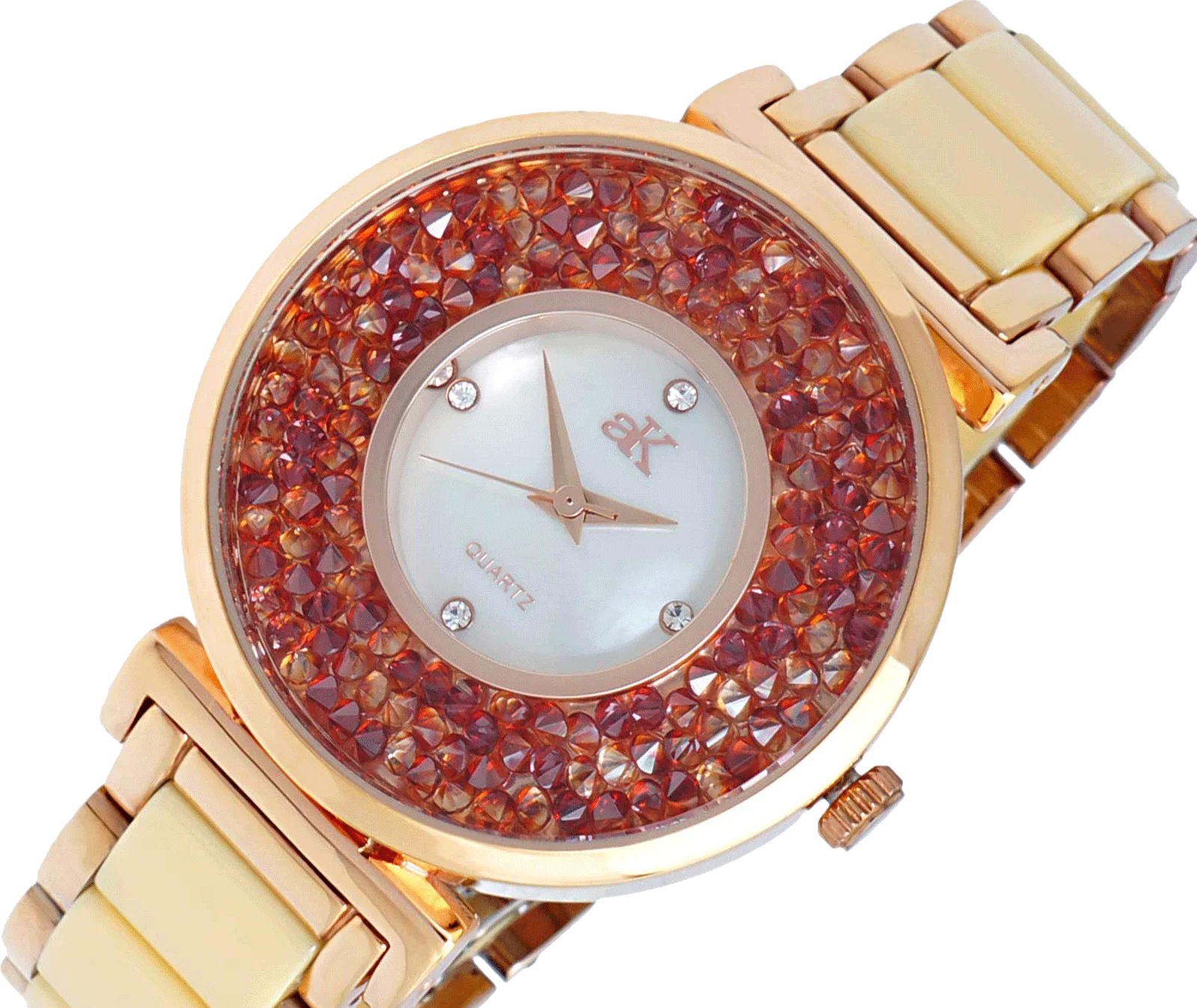 PISA EGG SHELL/ ROSETONE | Red Dial - Image 4