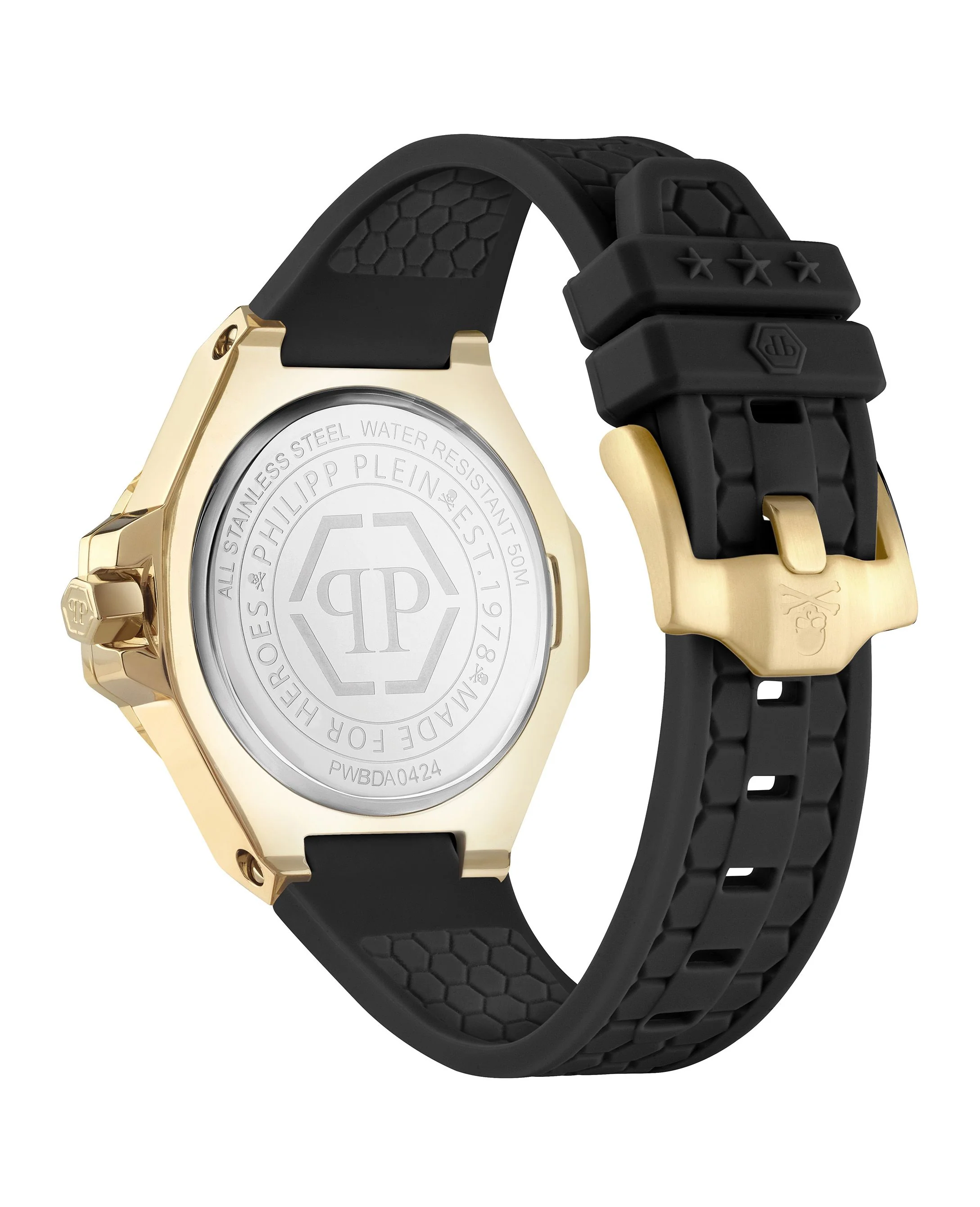 PLEIN ROYAL 39MM Black / Silicone | Black Dial - Image 2