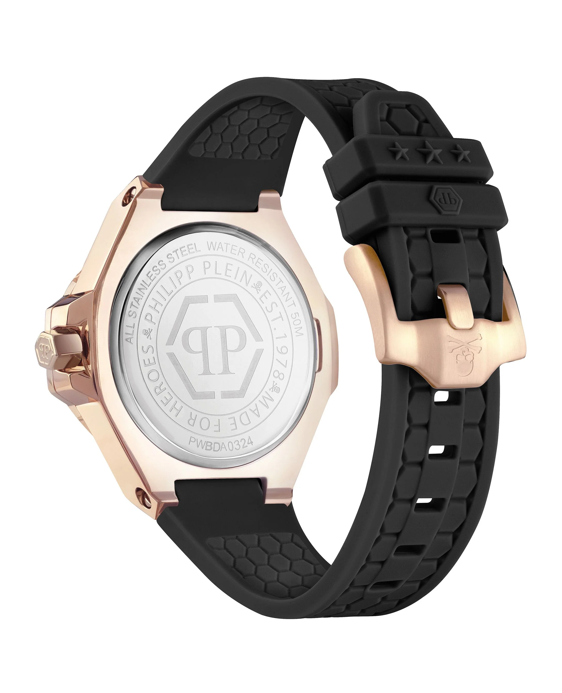 PLEIN ROYAL 39MM Black / Silicone Black Dial - Image 2