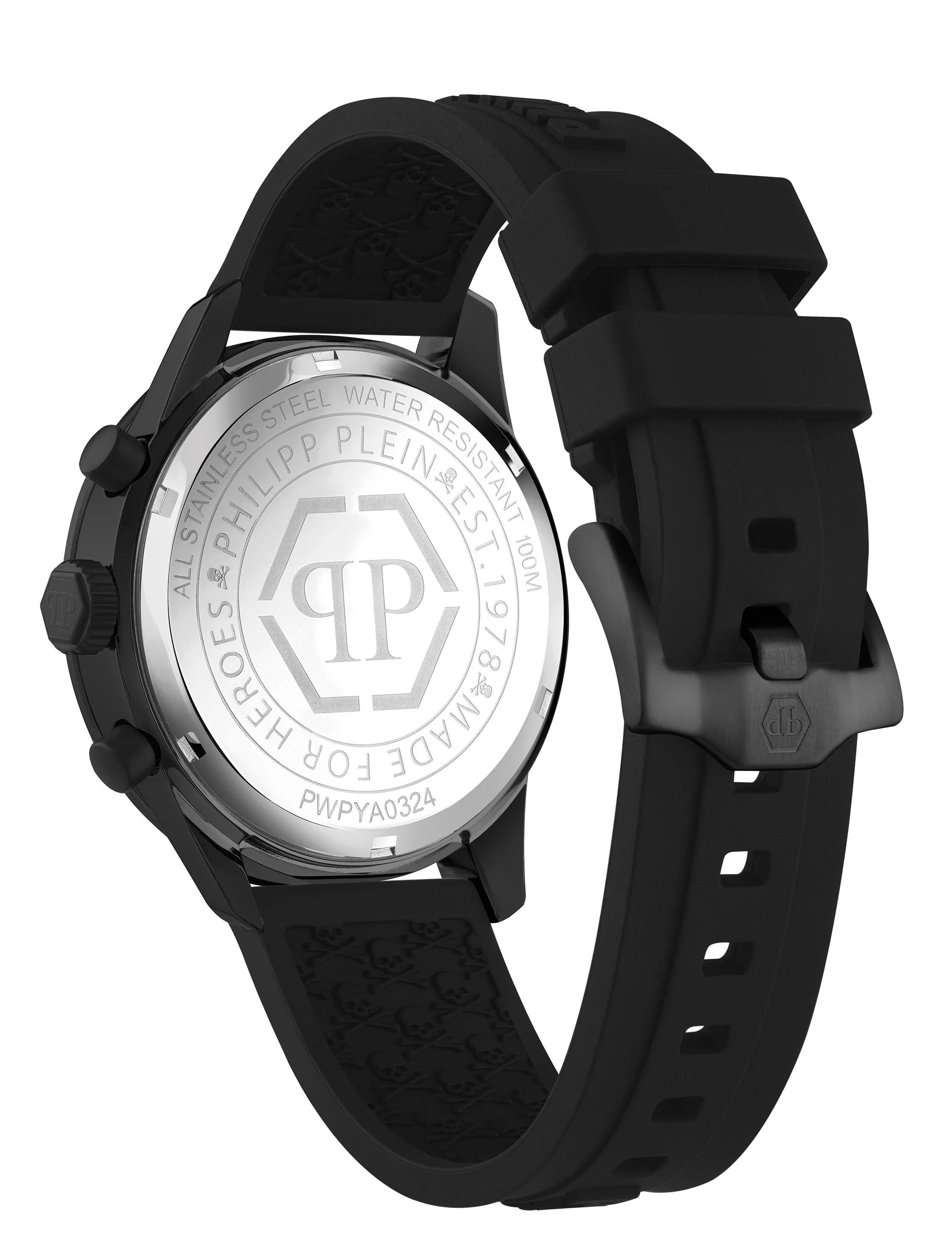 PLEINMETER 44MM Black / Silicone | Black Dial - Image 2