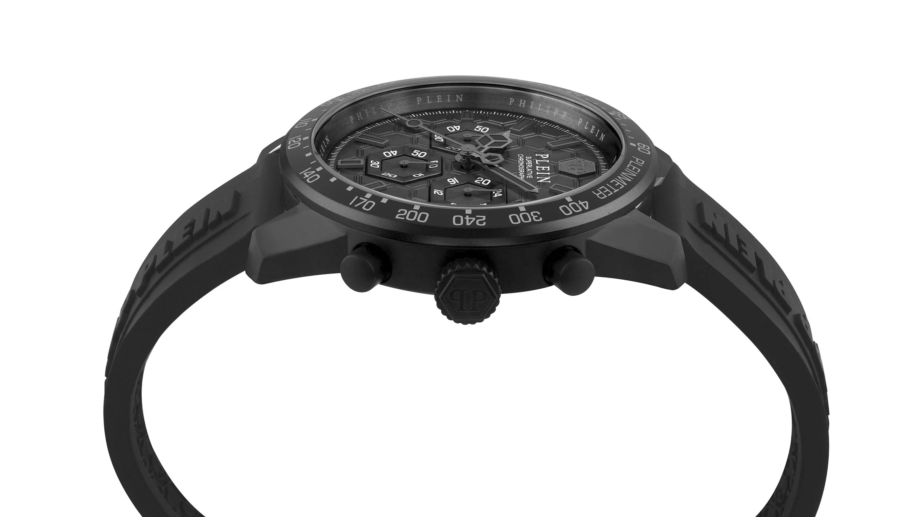 PLEINMETER 44MM Black / Silicone | Black Dial - Image 3