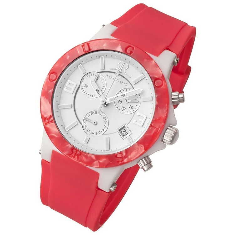 Pop Series ceramic/pink | White Dial