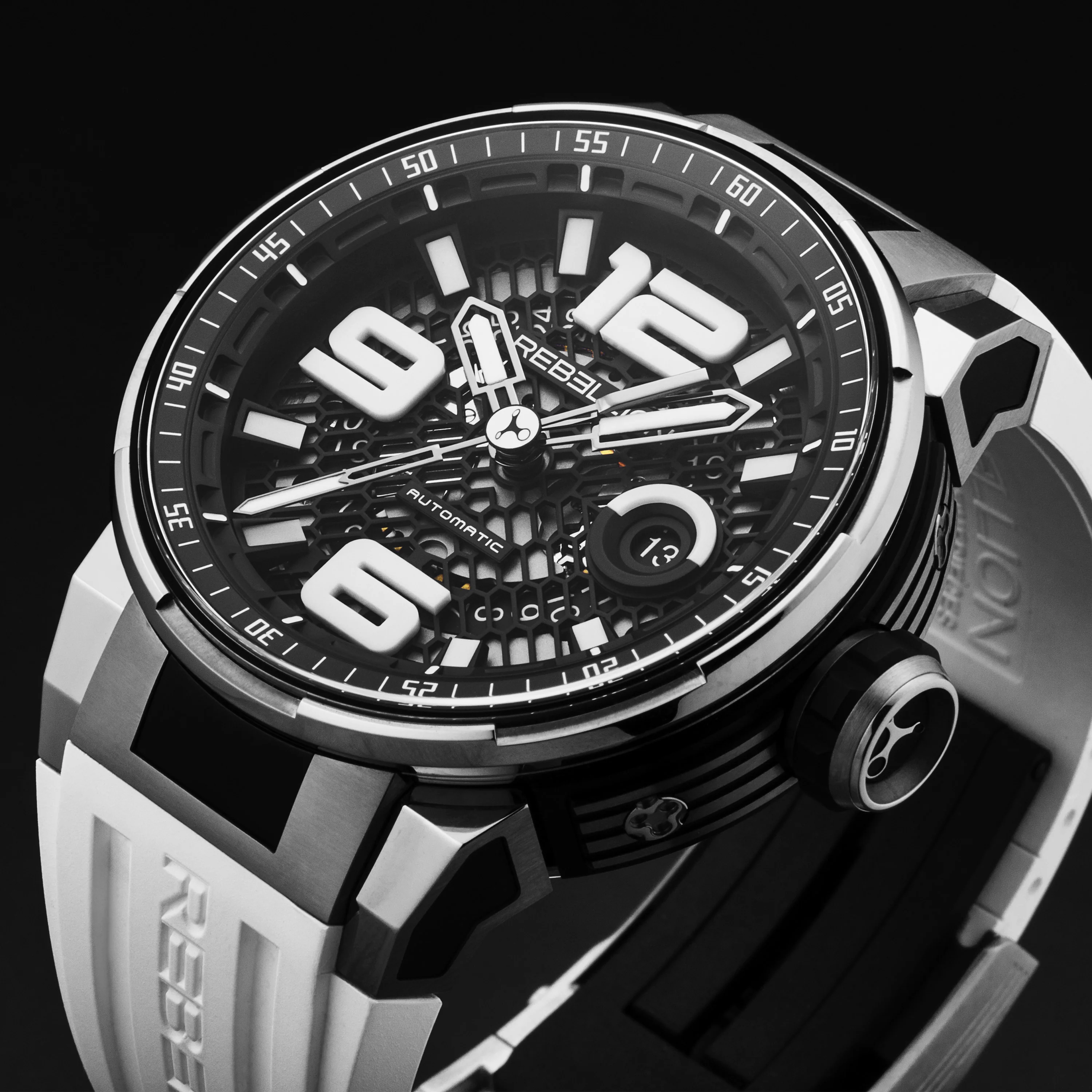 Predator 2.0 RBPR23H.TI.WH / Black White | Black White Dial - Image 2