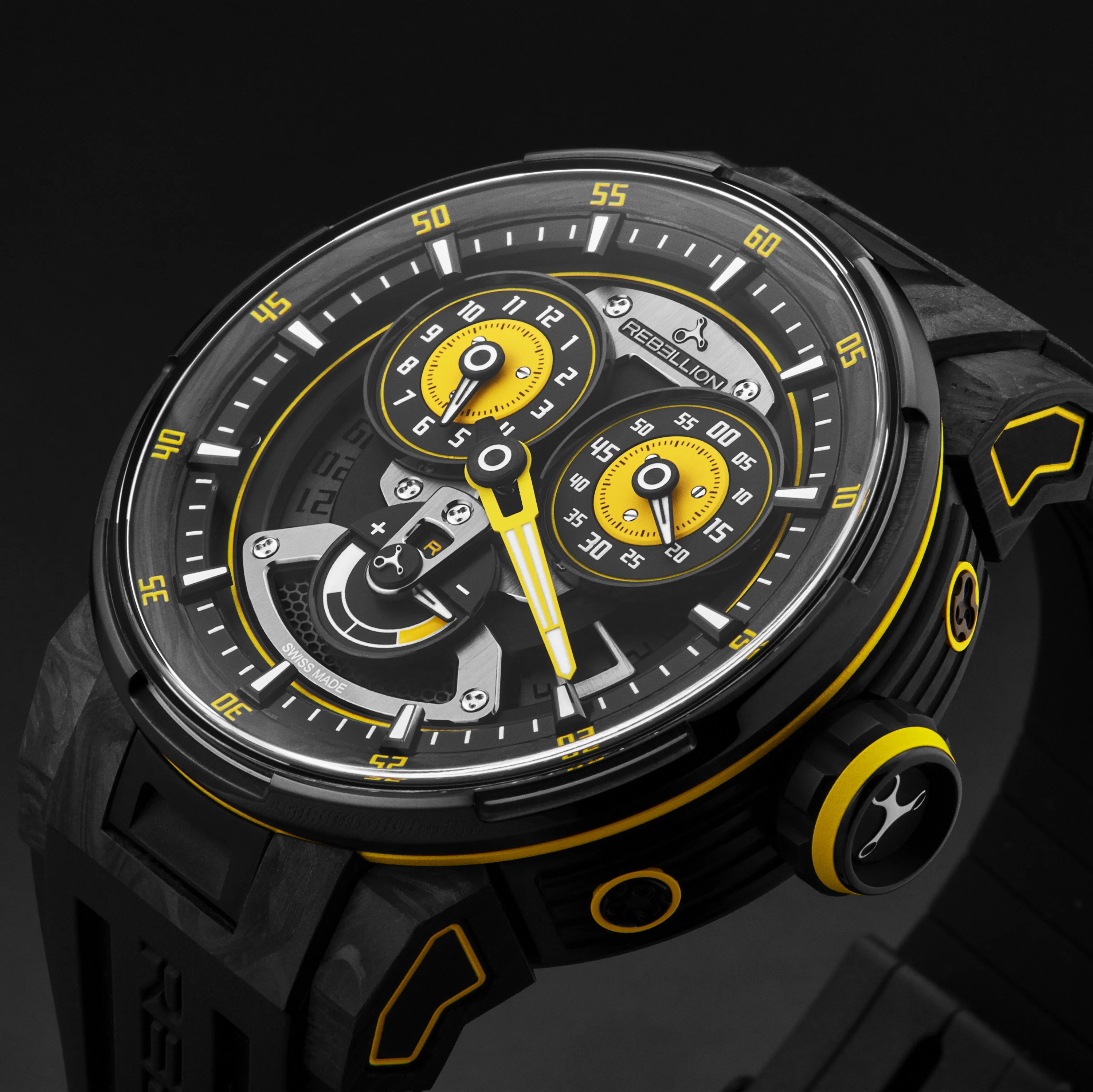 Predator 2.0 RBPR2REG.CA.BMI / Black Yellow | Black Yellow Dial - Image 2