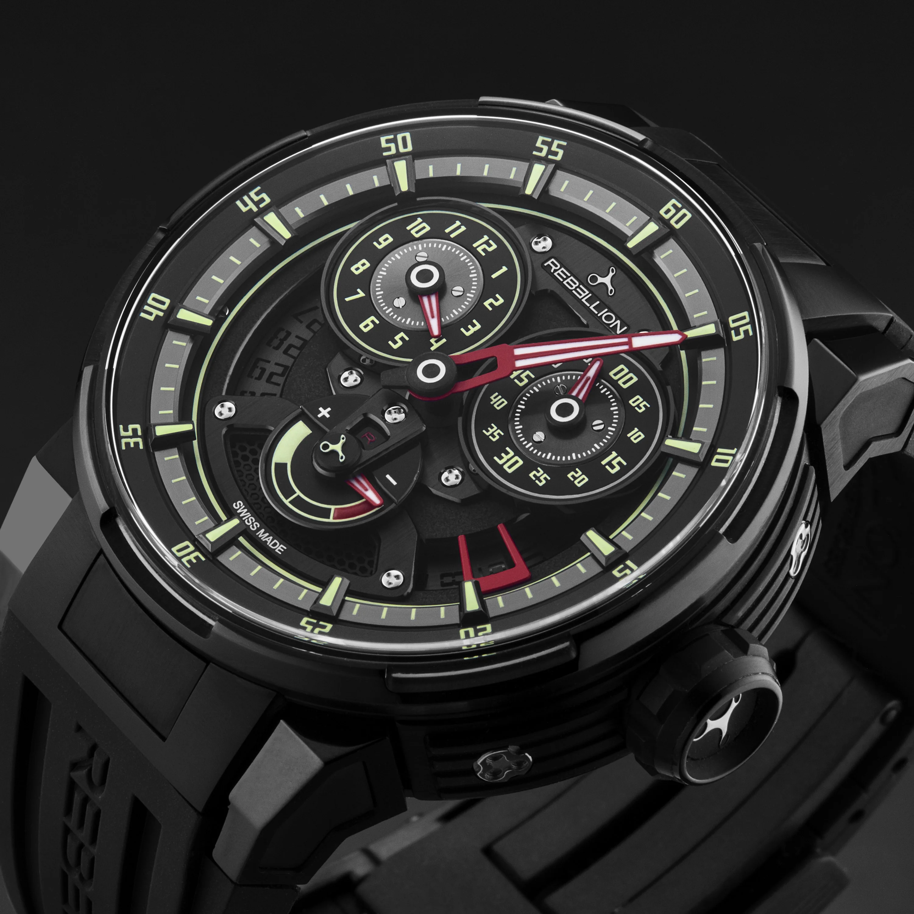 Predator 2.0 RBPR2REG.TB.BK / Black Red | Black Red Dial - Image 4