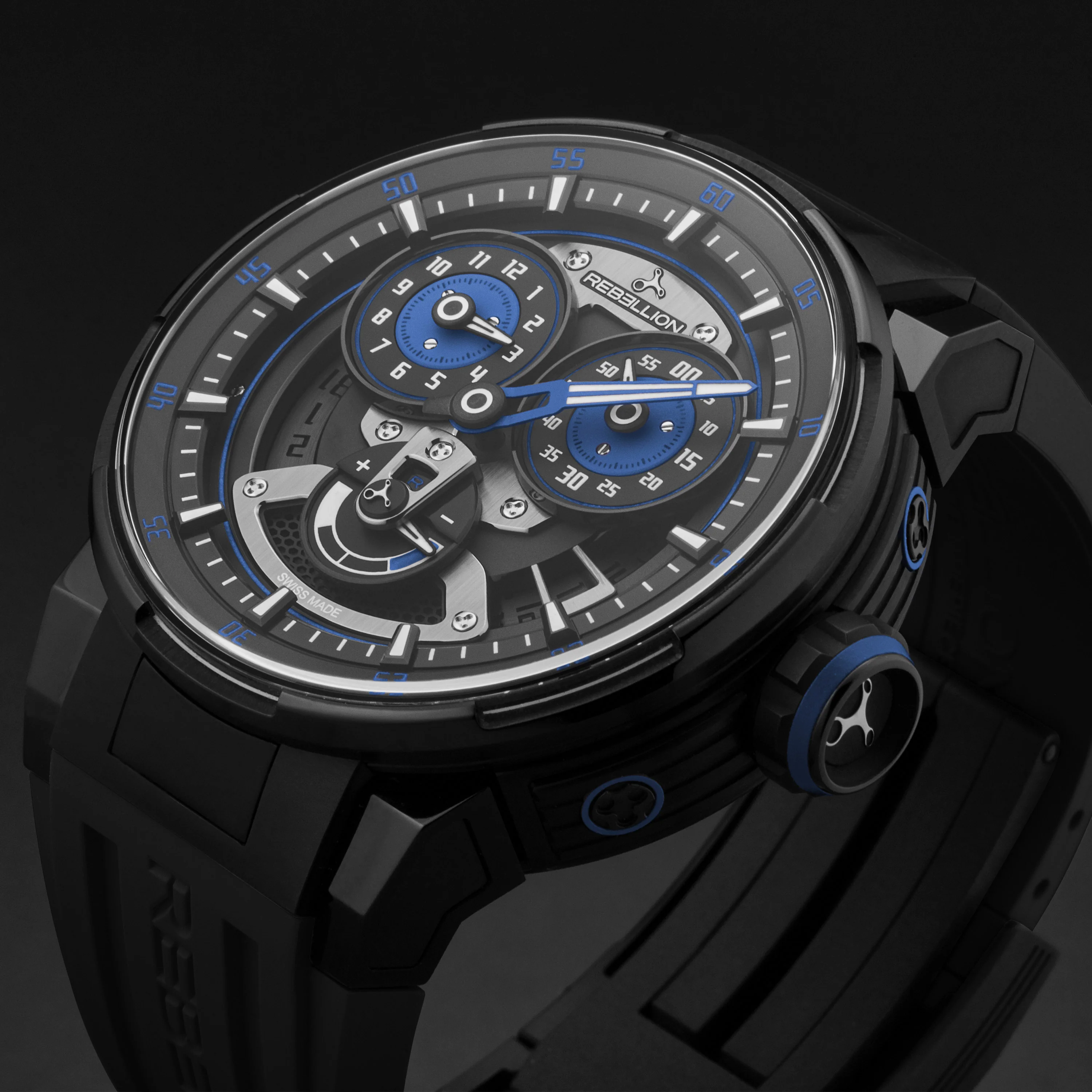 Predator 2.0 RBPR2REG.TBBKBL / Black Blue | Black Blue Dial - Image 2