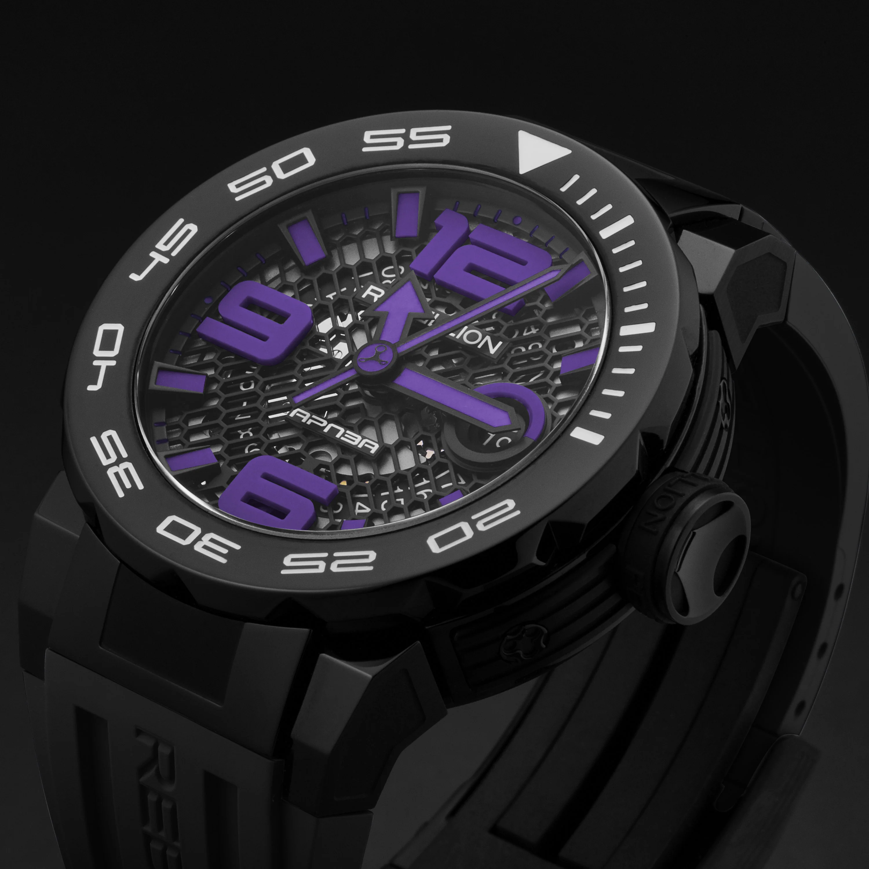 Predator Apnea RBPAP3H.TB.PU / Black Purple | Black Purple Dial - Image 2