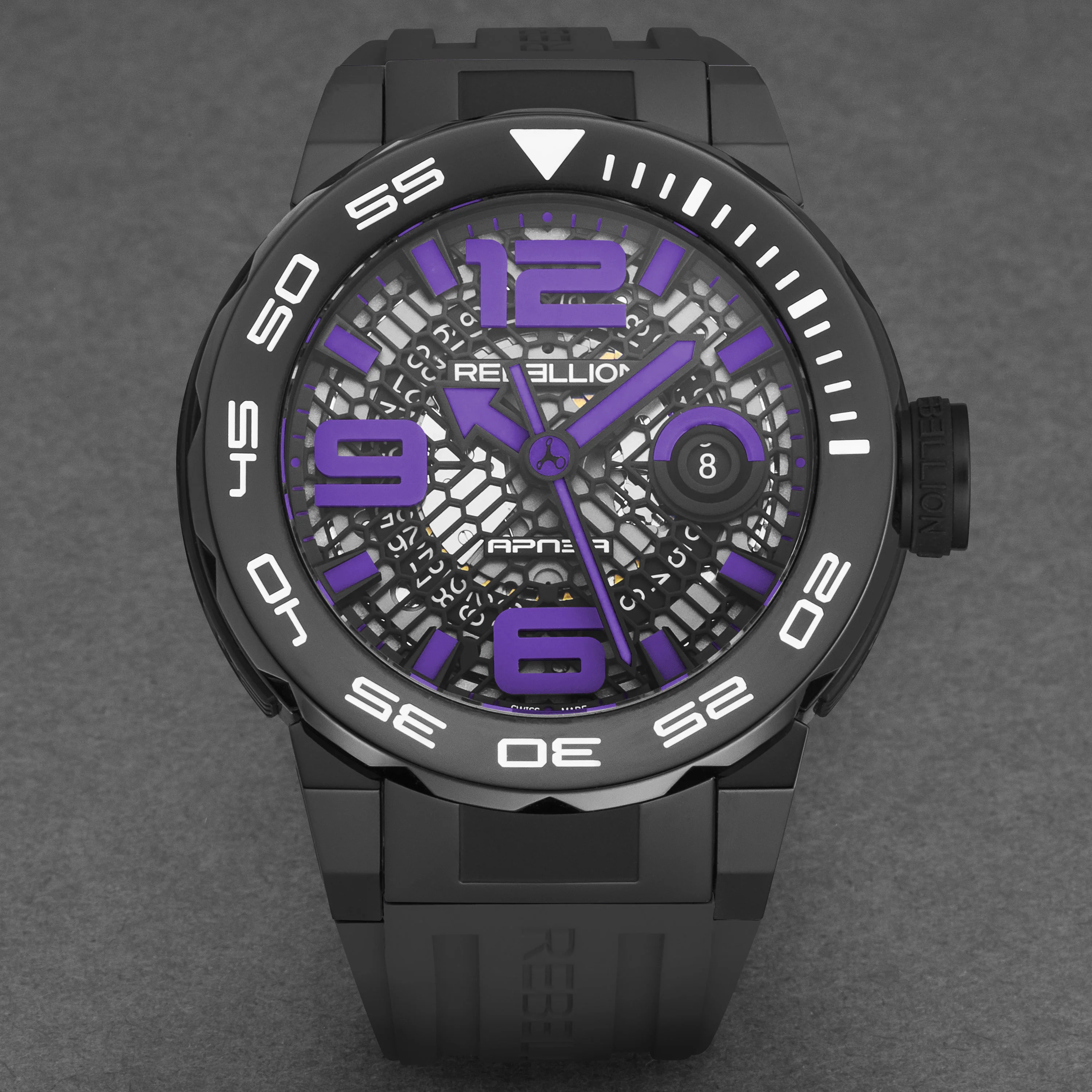 Predator Apnea RBPAP3H.TB.PU / Black Purple | Black Purple Dial - Image 4
