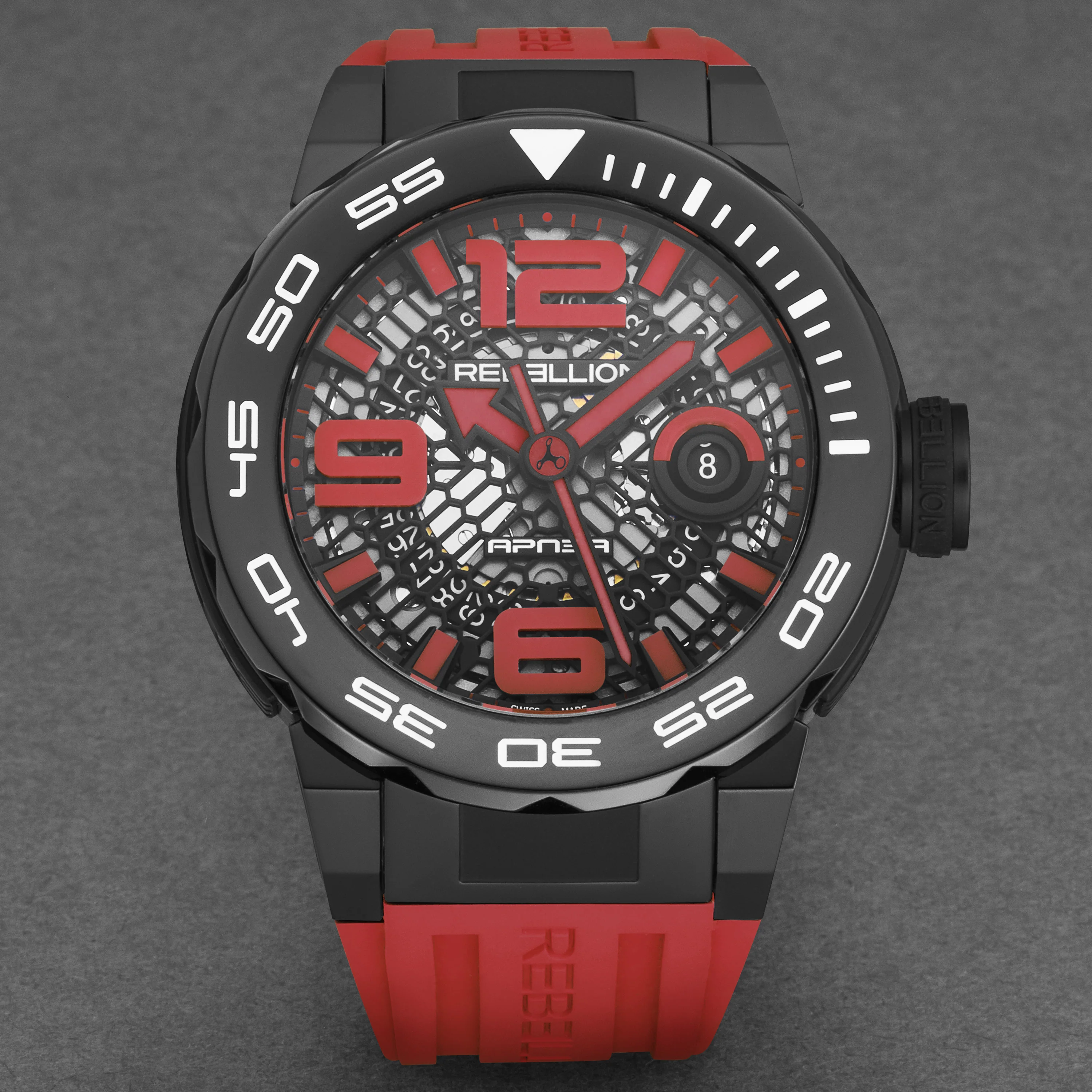 Predator Apnea RBPAP3H.TB.RD / Black Red | Black Red Dial - Image 4