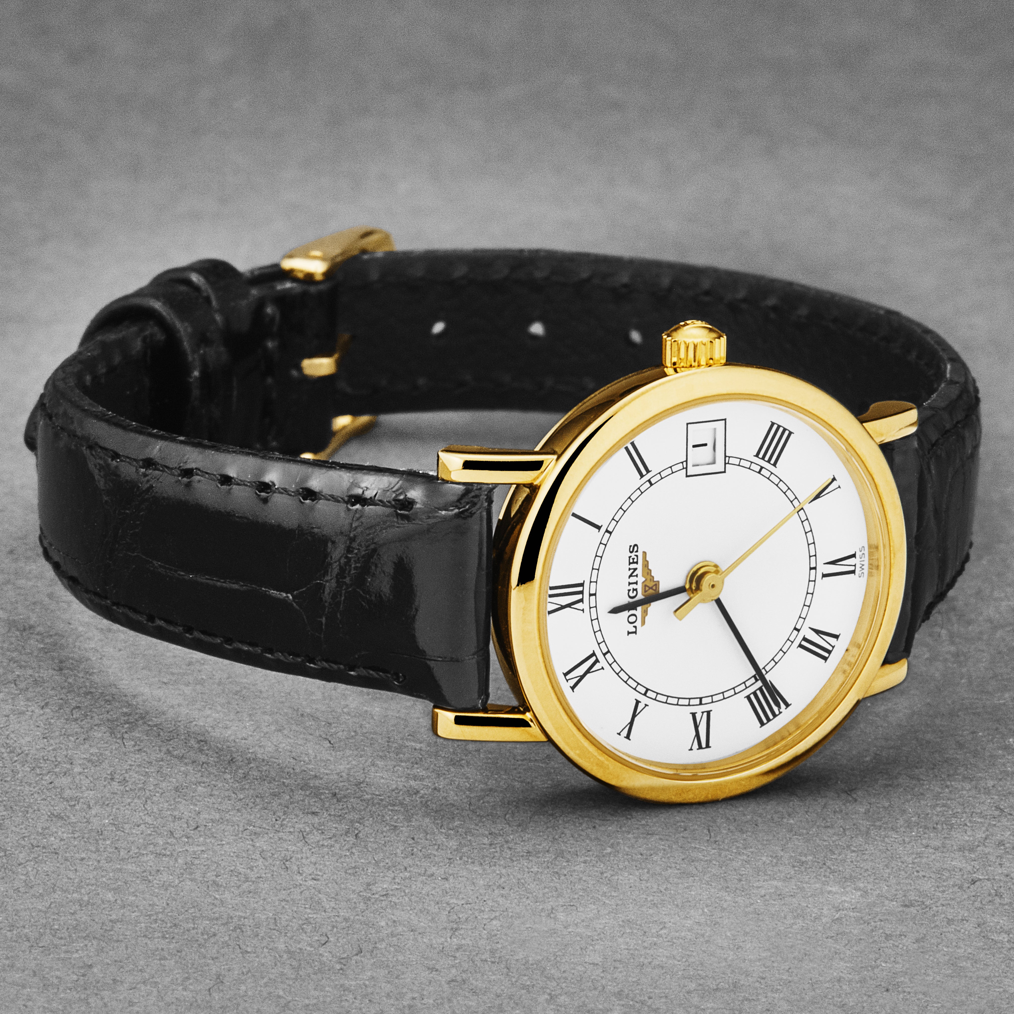 Presence L42776110 / Black | White Dial - Image 2