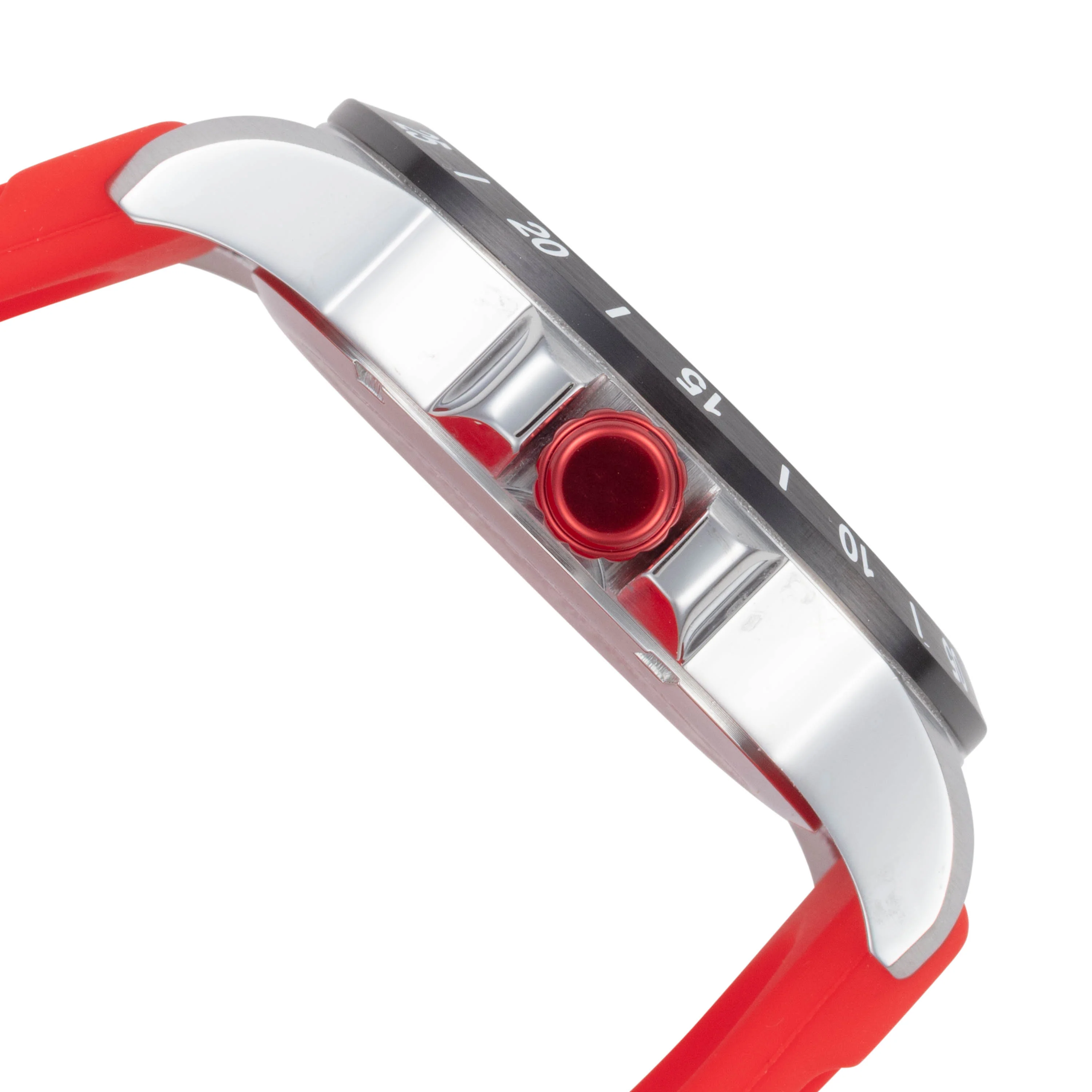 Pro Diver 45mm / Silver / Red | Silver Dial - Image 2