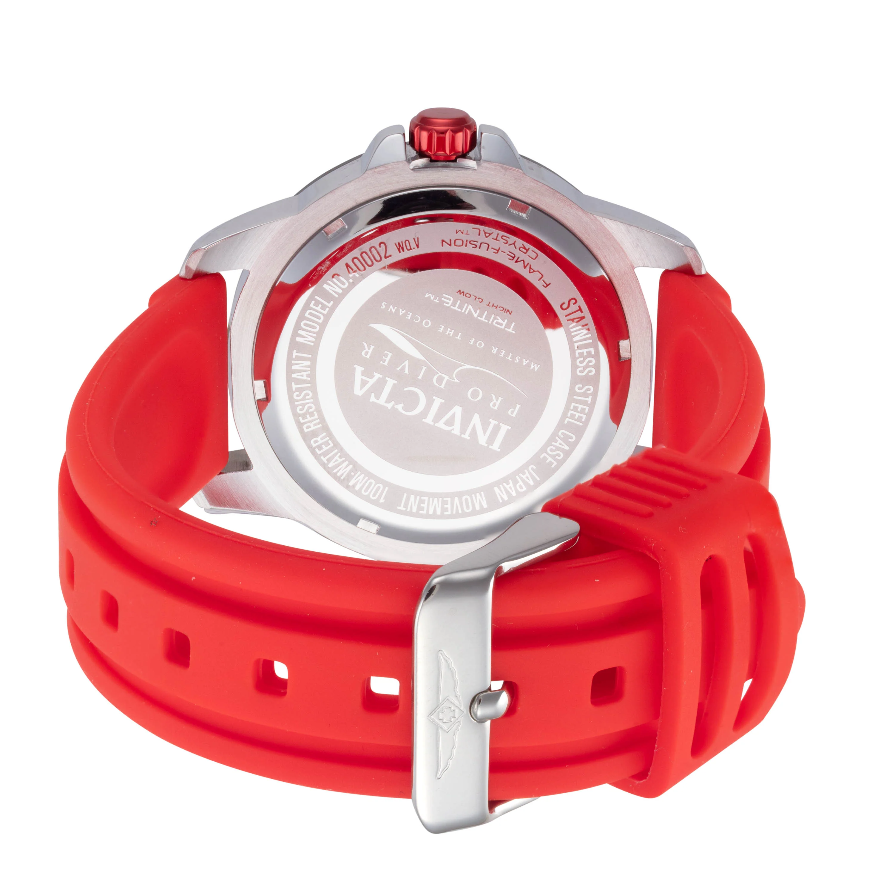 Pro Diver 45mm / Silver / Red | Silver Dial - Image 3
