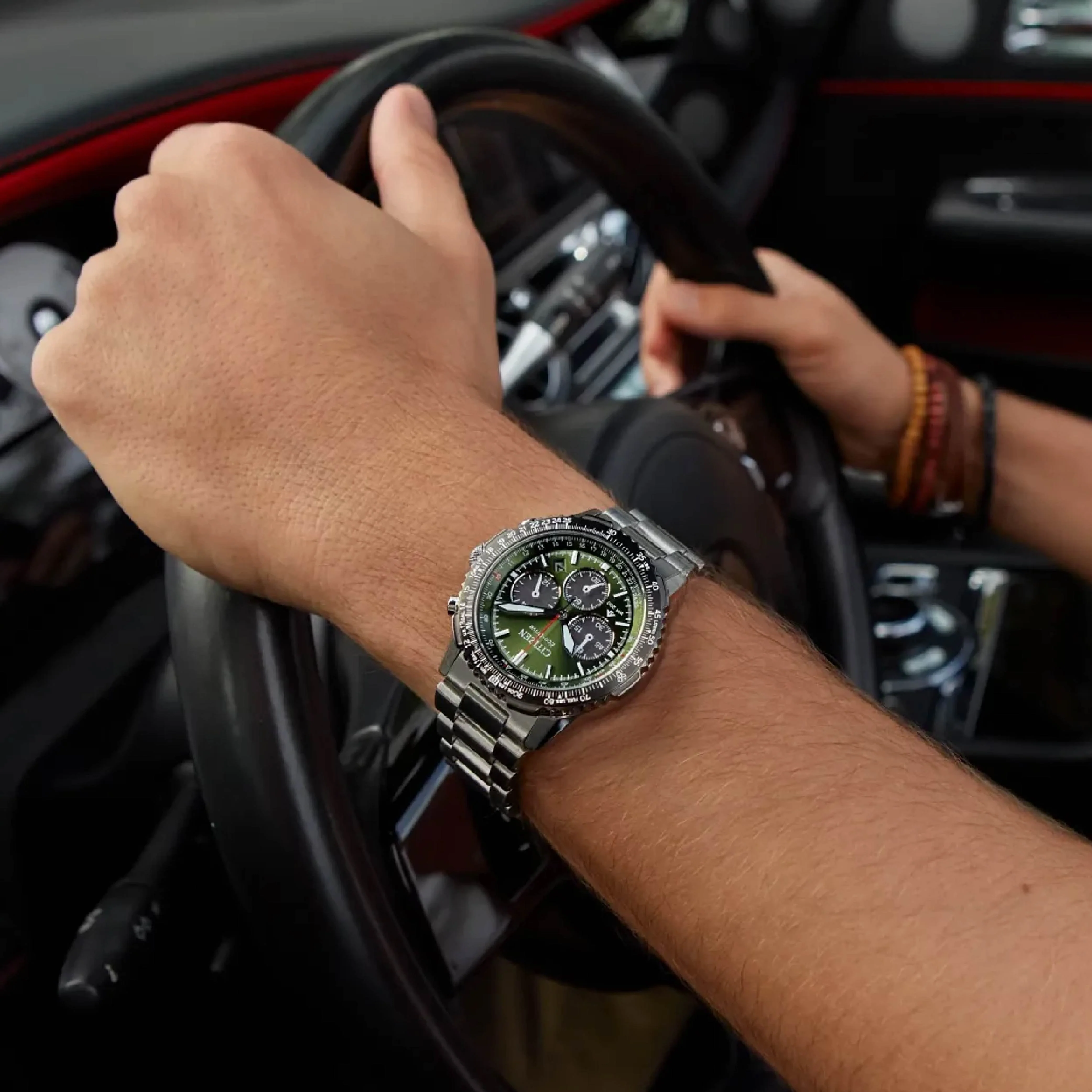 Promaster Navihawk Khaki / Stainless Steel | Khaki Dial - Image 6
