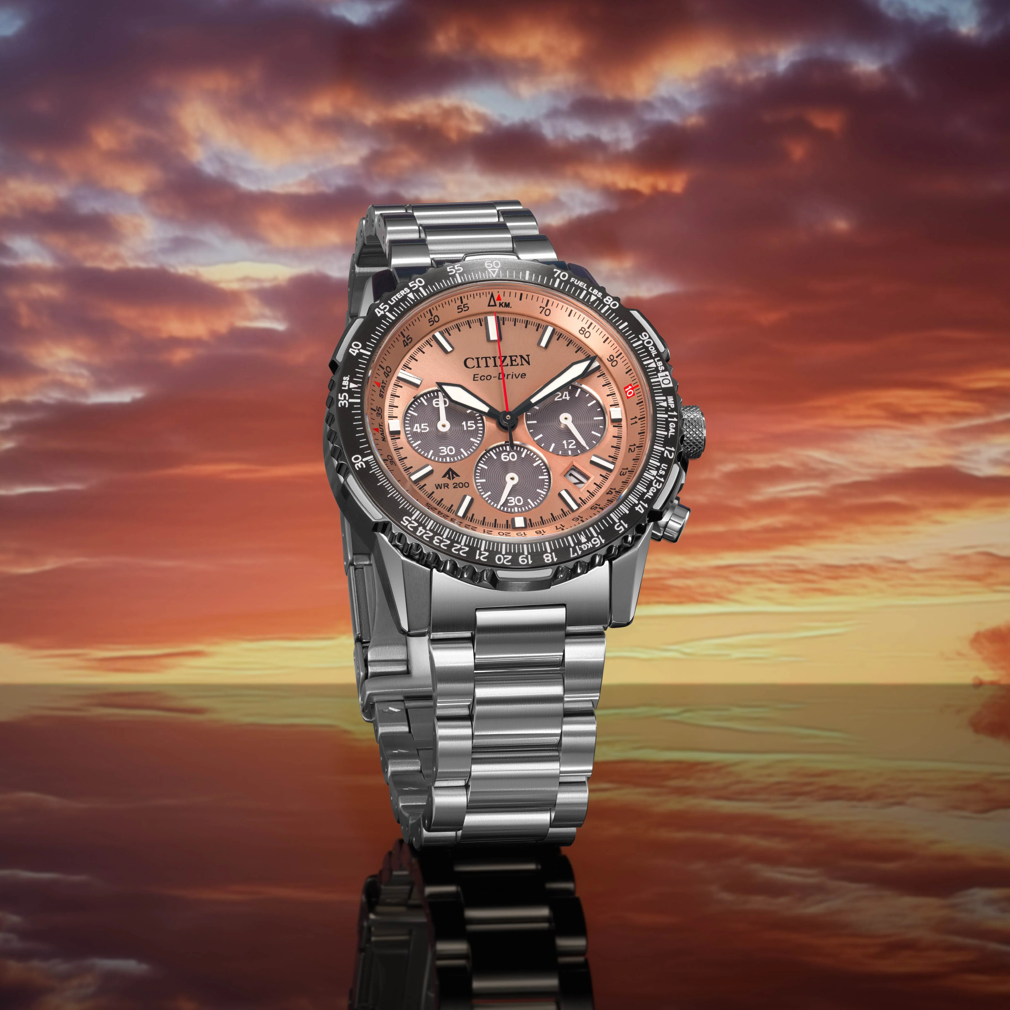 Promaster Navihawk Salmon / Stainless Steel | Salmon Dial - Image 5